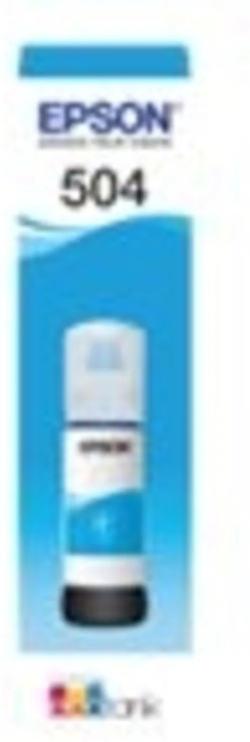 Imagen 1 de Botella de Tinta Epson T504 CYAN C13T03N22A L4150, L4160, L6161, L6171, L6191