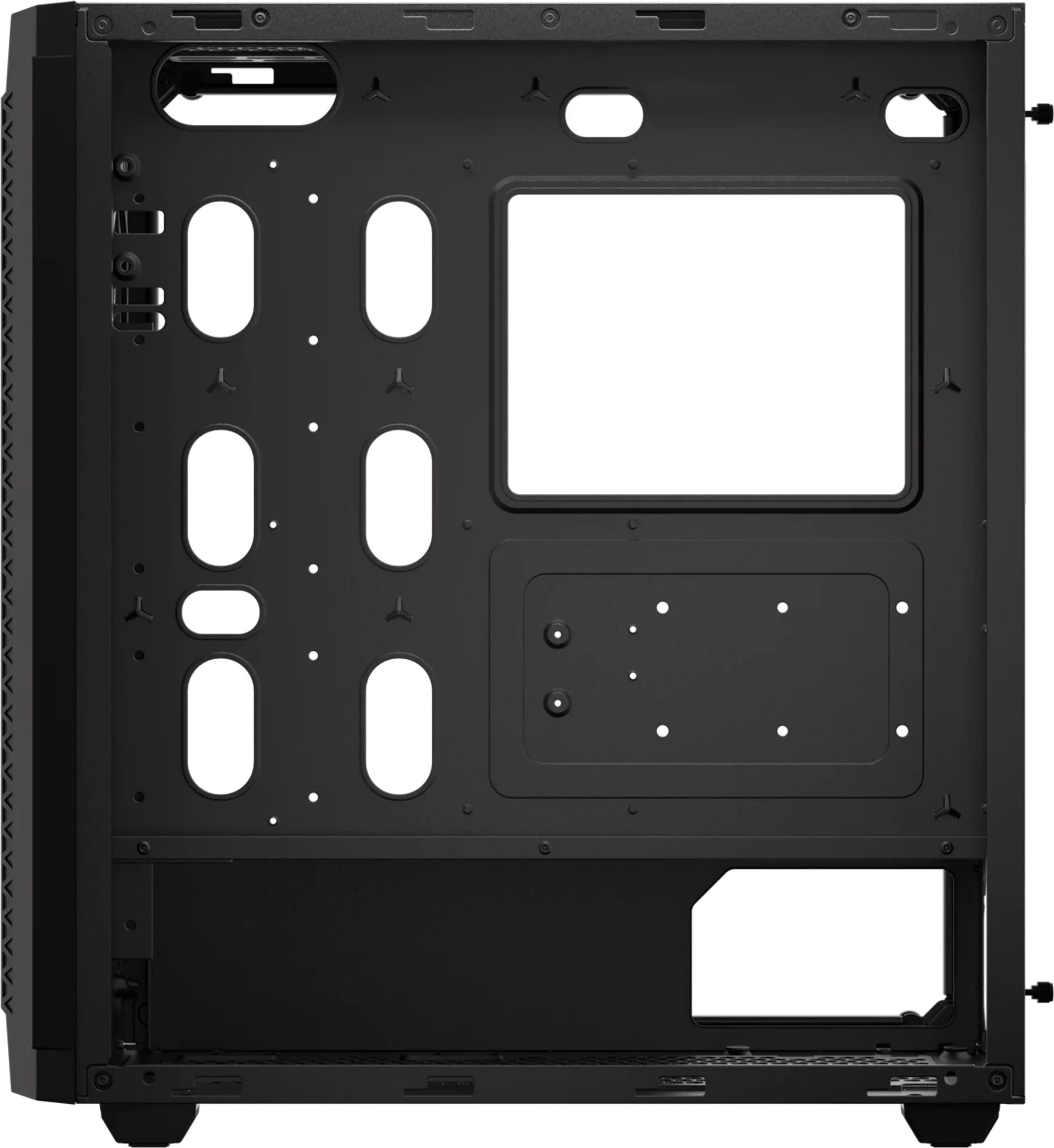 Imagen 9 de Gabinete Corsair 480T RGB 2*USB3.0 Vidrio Templado Filtro polvo ATX Negro