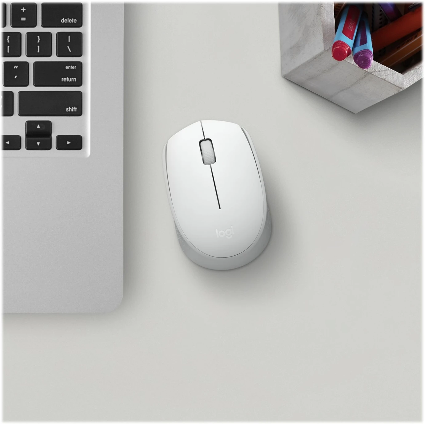 Imagen 5 de Mouse Inalámbrico Logitech M170, Óptico 1000DPI 3 Botones 2.4GHz Blanco