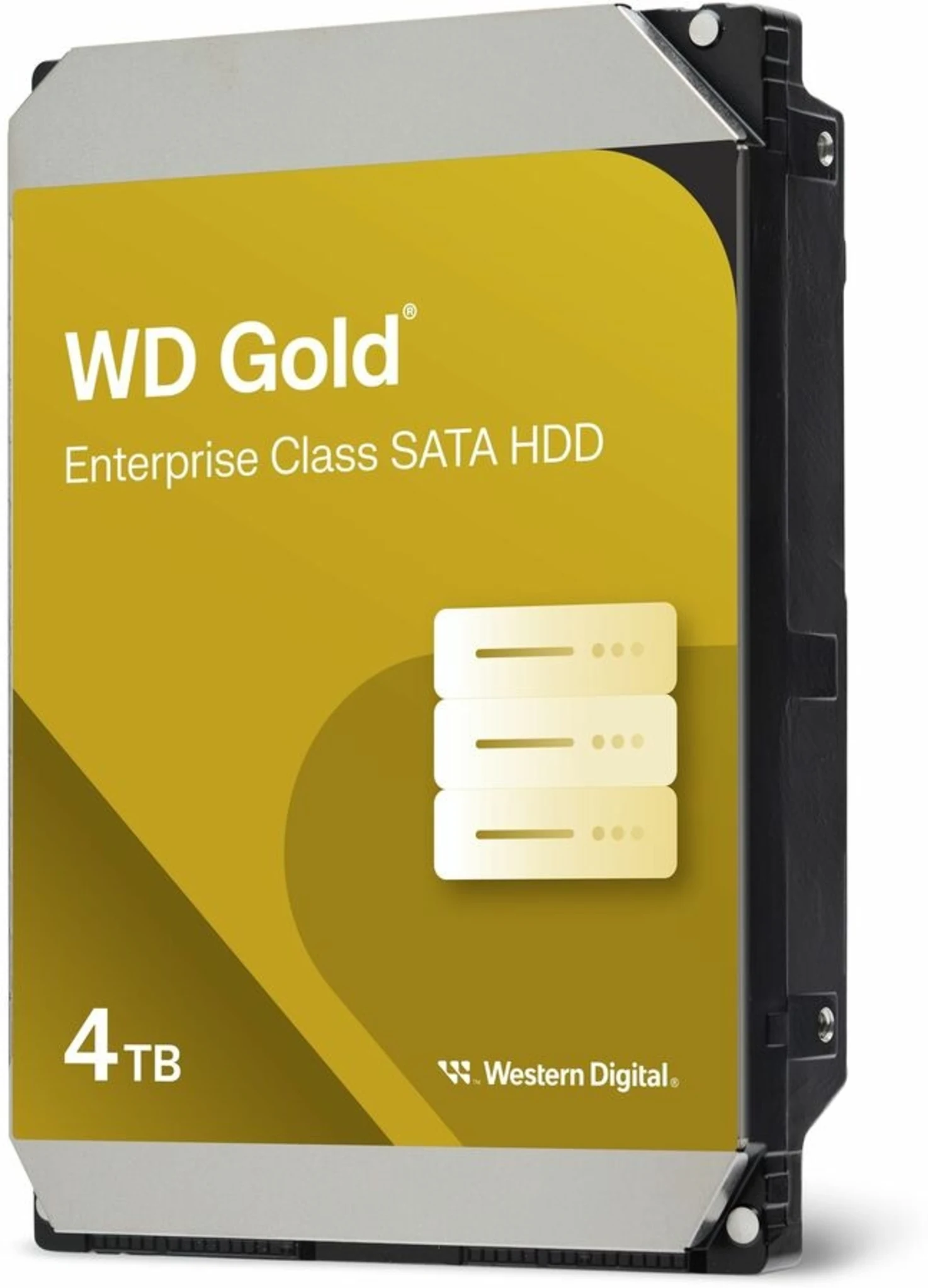 Imagen 1 de Disco Duro Western Digital Gold 4TB 3.5" 7200RPM SATAIII 6Gb/s 256MB p/Empresas