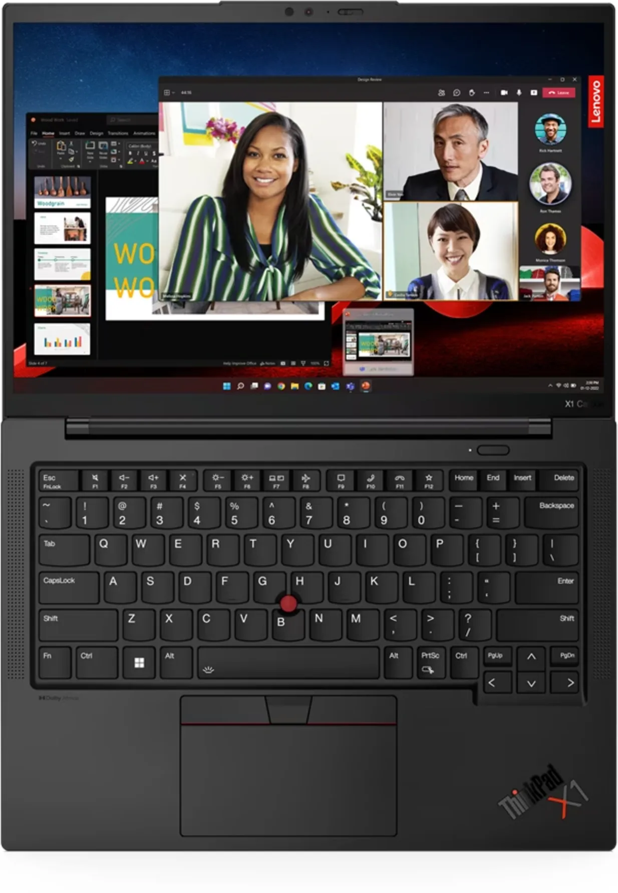 Imagen 4 de Notebook Lenovo ThinkPad X1 Carbon Gen11 I7-1365U Vpro RAM32GB SSD1TB 14" W11P
