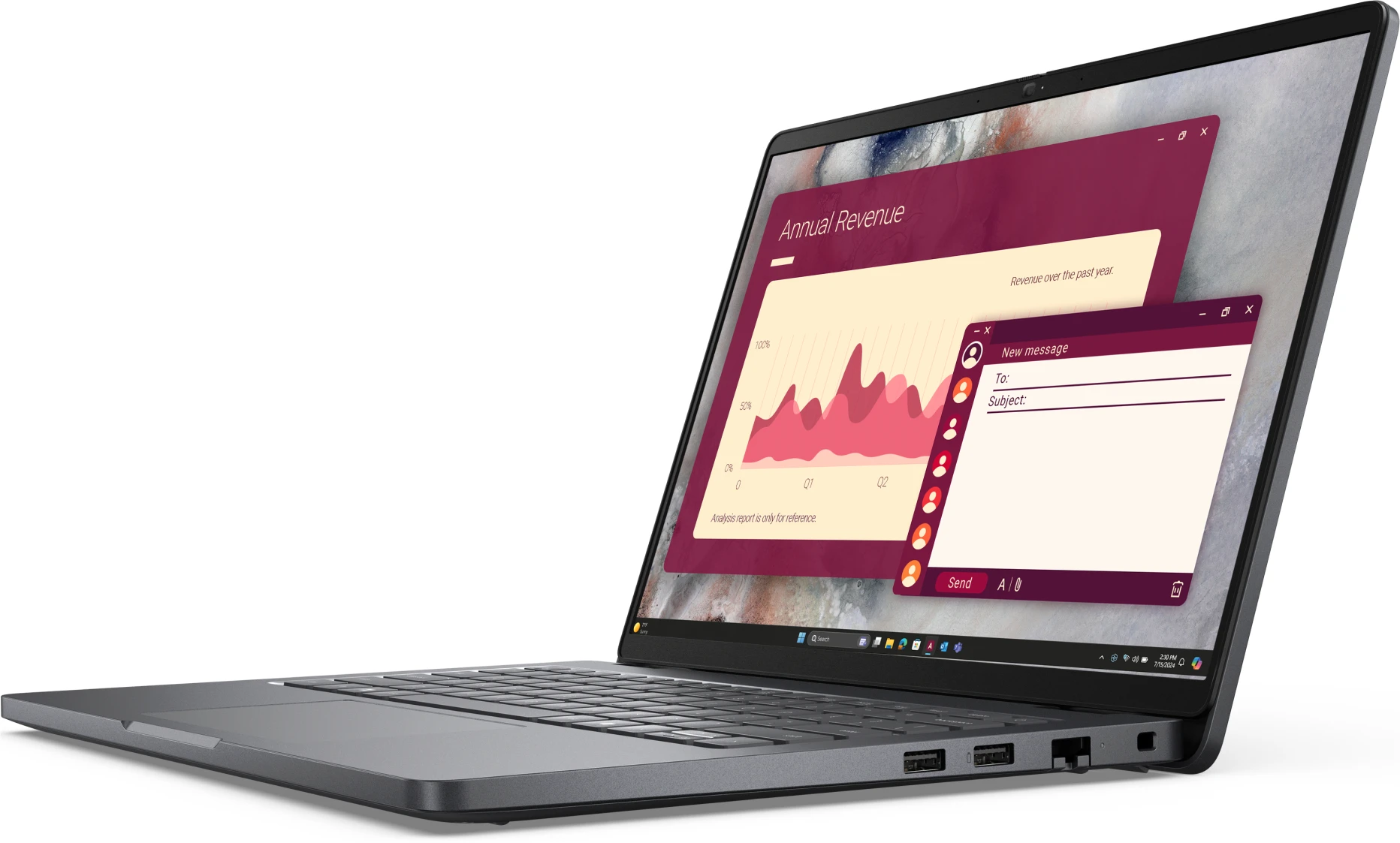 Imagen 2 de Notebook Dell Pro 14 PC14250 Intel Core Ultra 5 225U RAM16GB SSD512GB 14" W11P