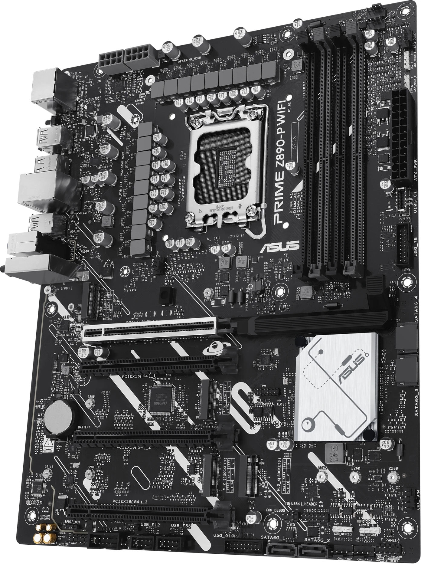 Imagen 9 de Tarjeta Madre Asus PRIME Z890-P WIFI LGA1851 4*DDR5 4*M.2 DP HDMI ThB USB-C
