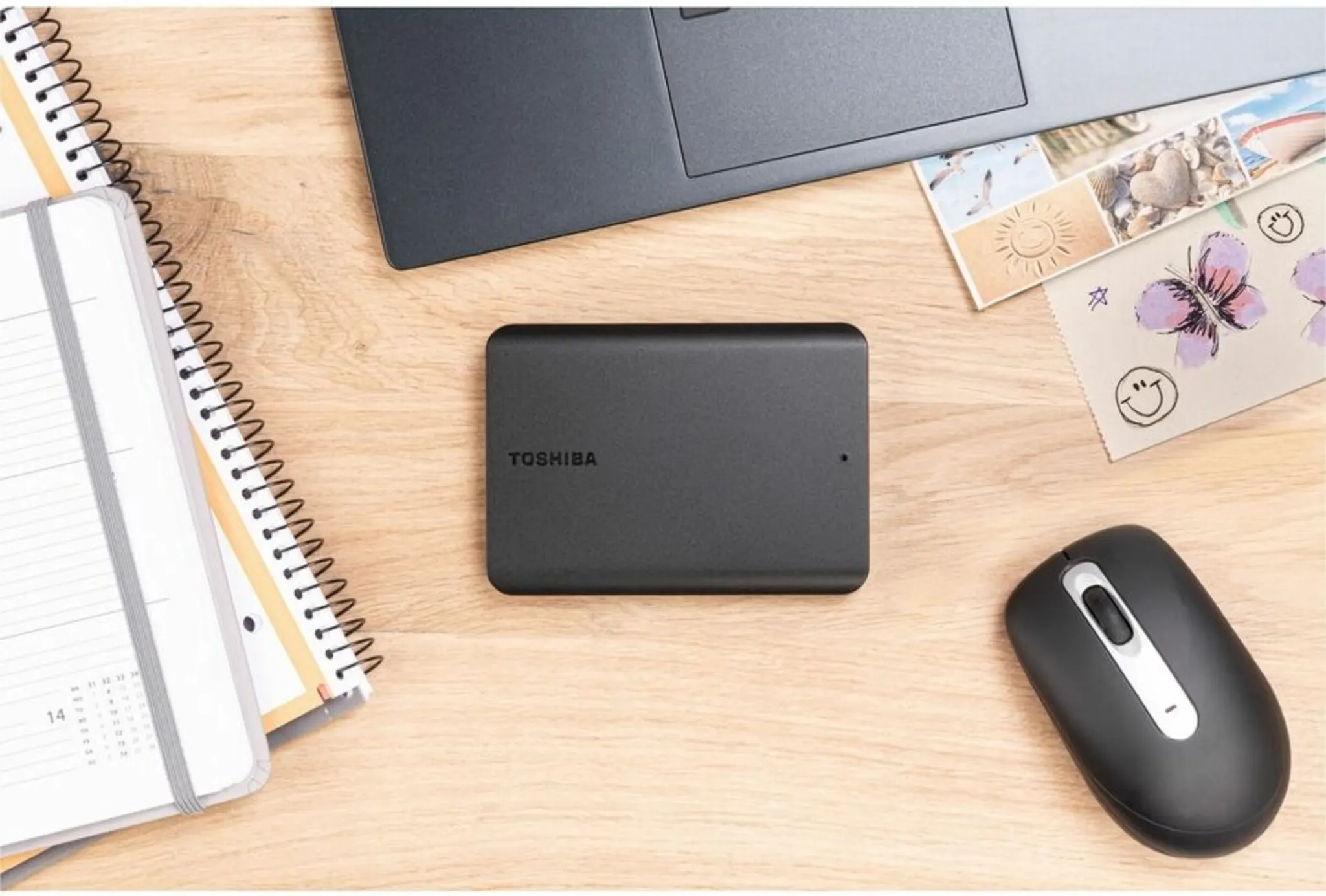 Imagen 5 de Disco Duro Externo Toshiba Canvio Basics 1TB 2.5" 5400RPM USB3.0 Color Negro