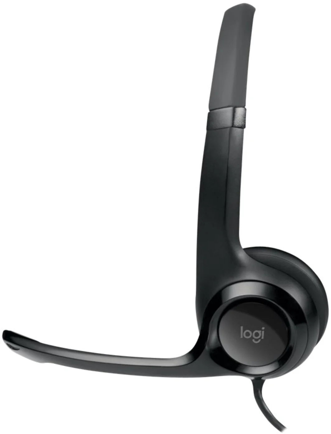 Imagen 4 de Cintillo Multimedia Logitech H390 ClearChat Comfort Alámbrico USB Color Negro