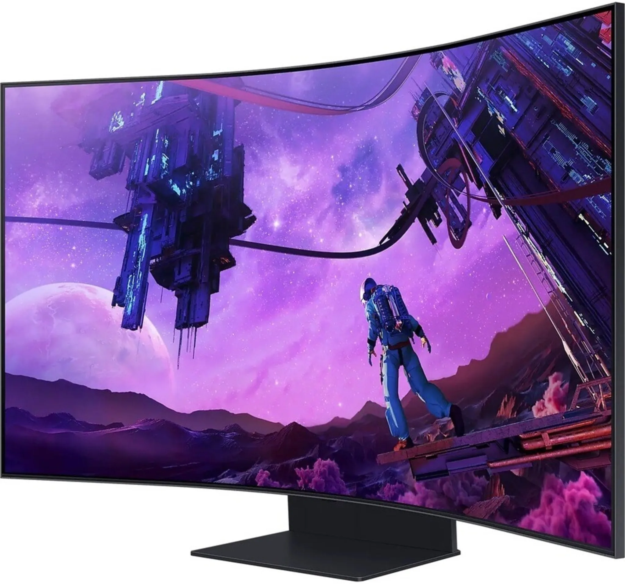 Imagen 16 de Monitor Gamer Curvo Samsung Odyssey ARK UHD 55" 3840x2160 VA 4*HDMI USB BT 165Hz
