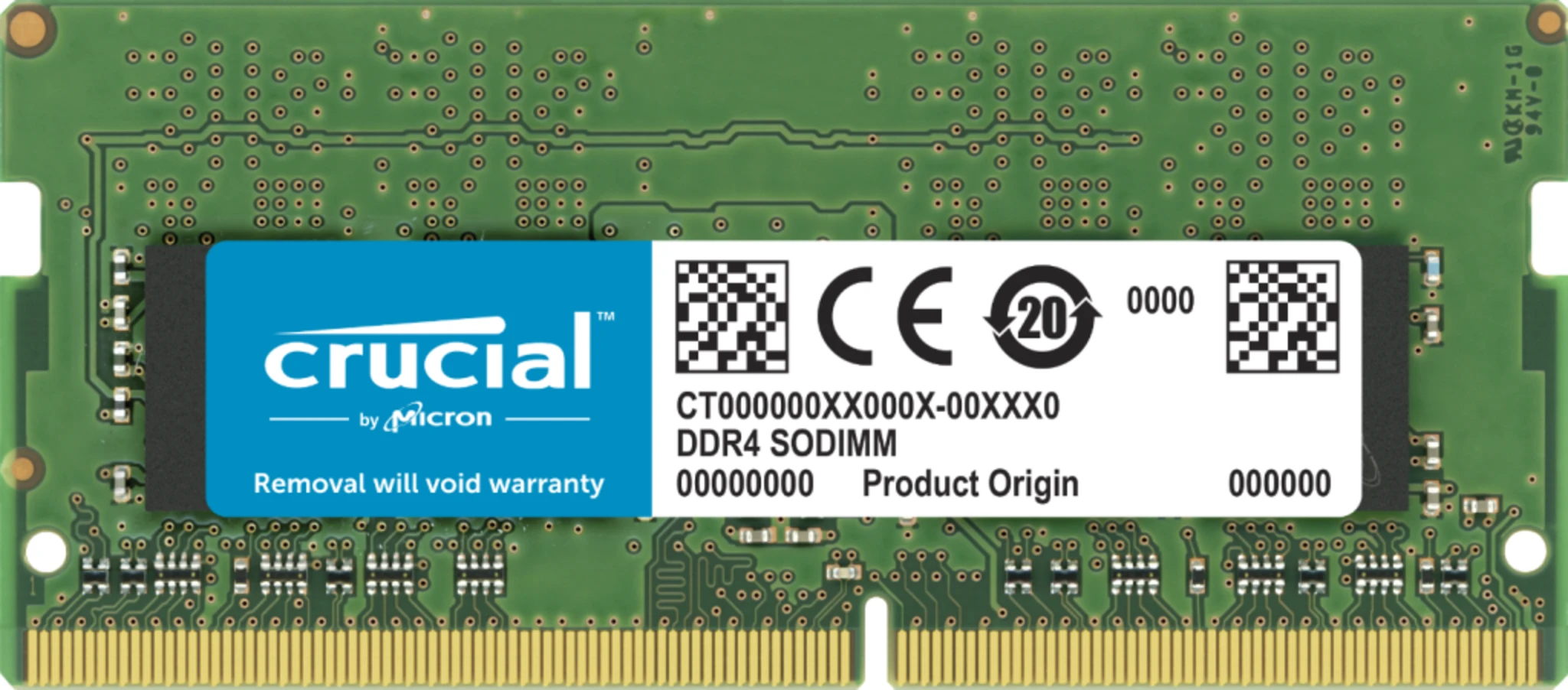 Imagen 0 de Memoria RAM 32GB DDR4 3200MHz SO-DIMM CL22 No-ECC 1.2V 260p - Crucial