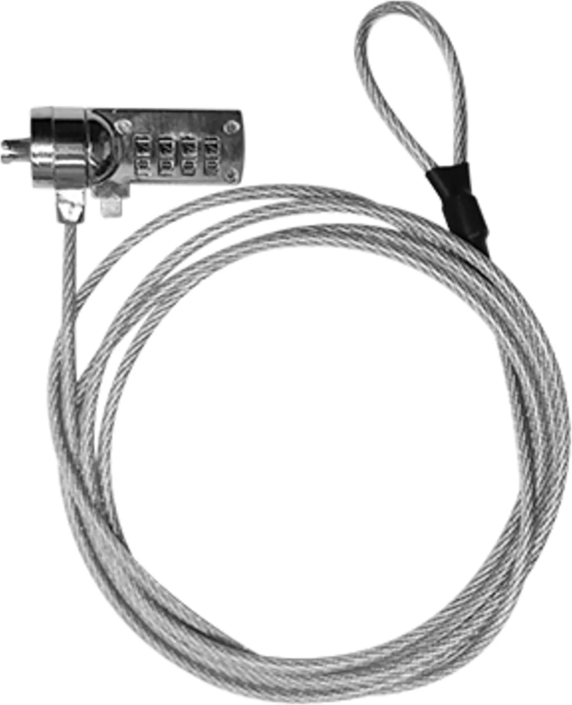 Imagen 0 de Cable de Seguridad XTech Candado con Clave 4 Dígitos 1,8 Mts Micro Saver
