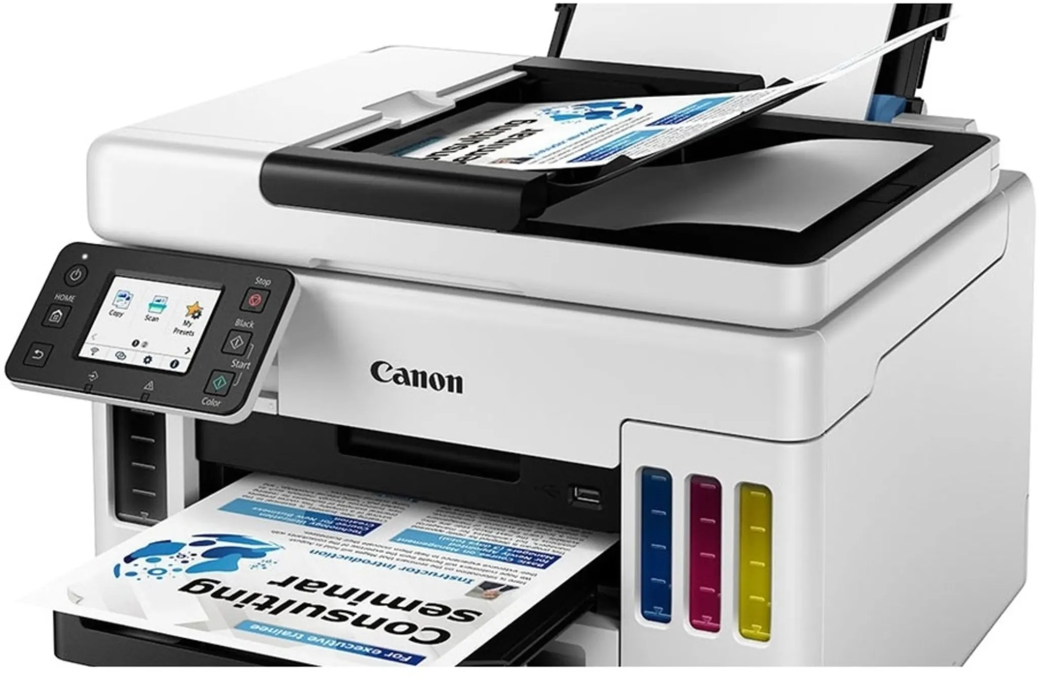 Imagen 8 de Impresora Multifunción Canon MAXIFY GX7010 Tanque Tinta Color USB WiFi LAN ADF