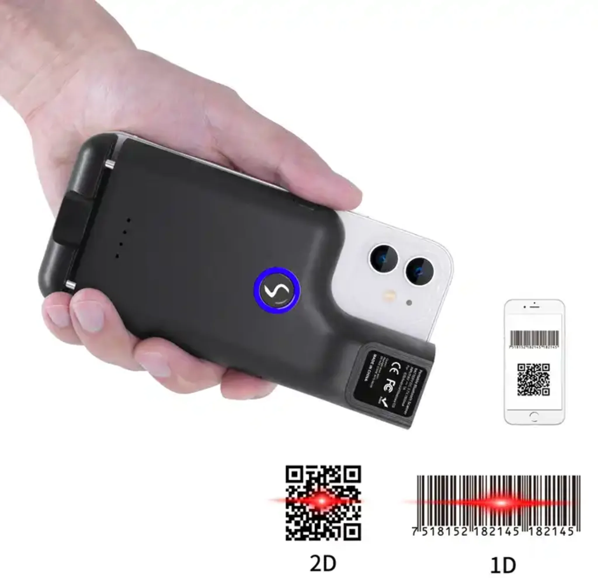 Imagen 1 de Lector de Codigo de Barras Symcode 2D para Celular R-75 Inalámbrico