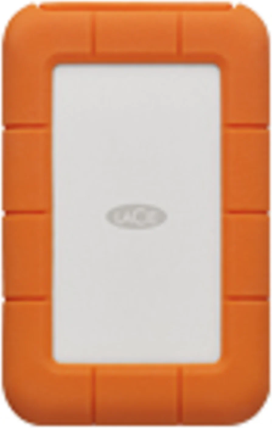 Imagen 3 de Disco Duro Externo LaCie Rugged 2TB 2.5" USB-C Gen1 color Naranja Plata