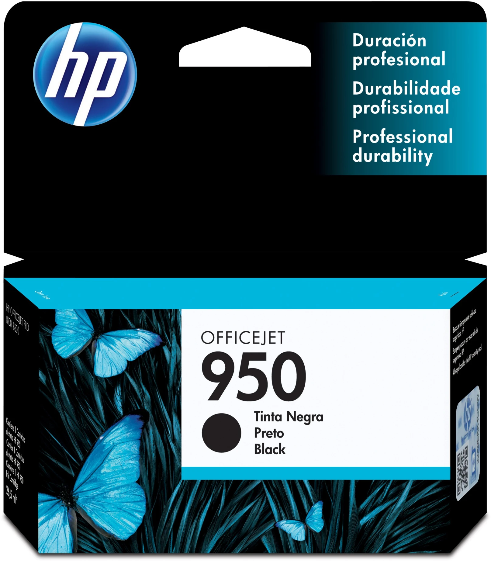 Imagen 0 de Cartridge HP 950 Negro Impr Tinta Officejet Pro 8600/8100/8610, 1000páginas 24ml
