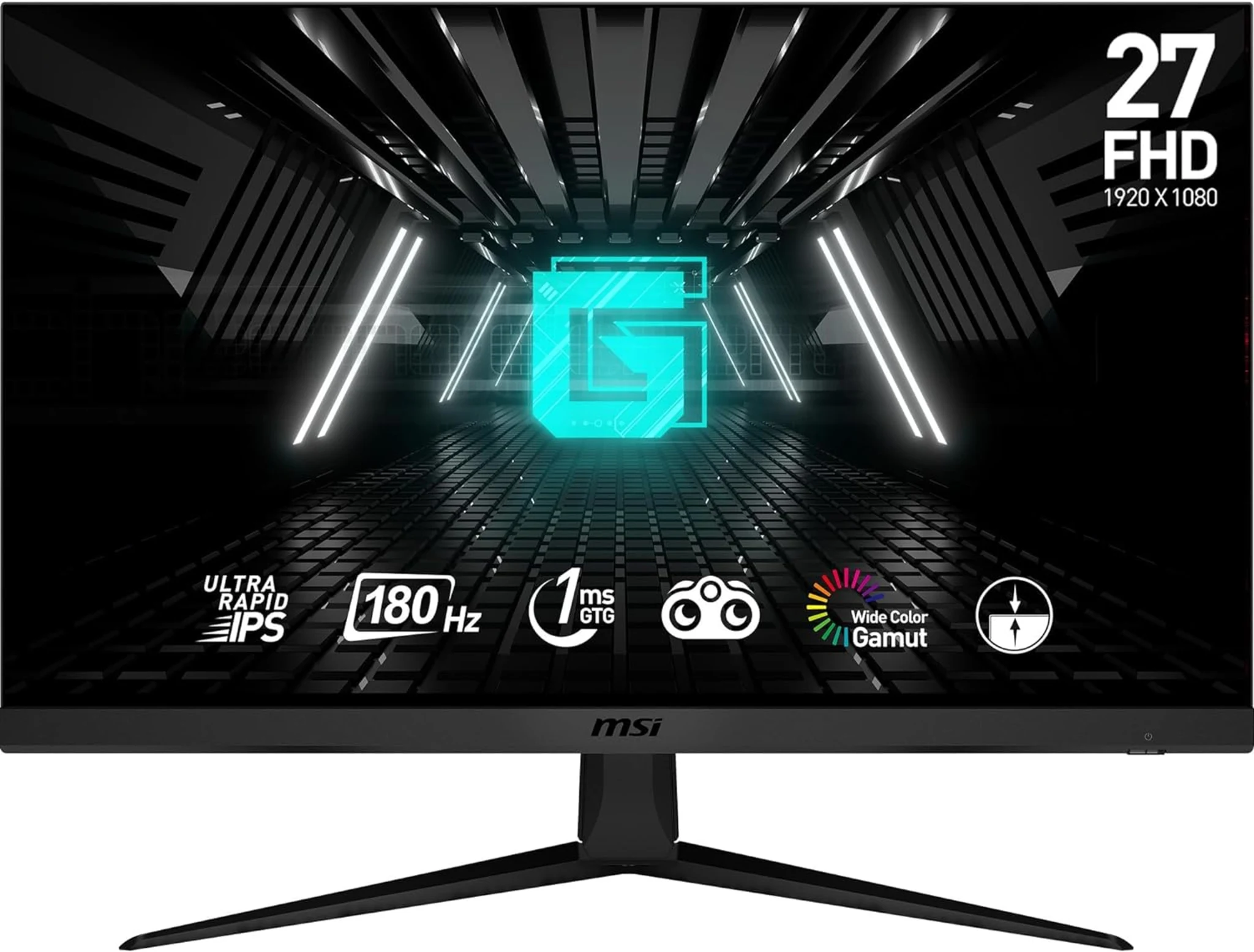 Imagen 0 de Monitor Gamer MSI G2712F 27" FHD Ultra Rapid IPS 1*DP 2*HDMI 180Hz 1ms (GtG)