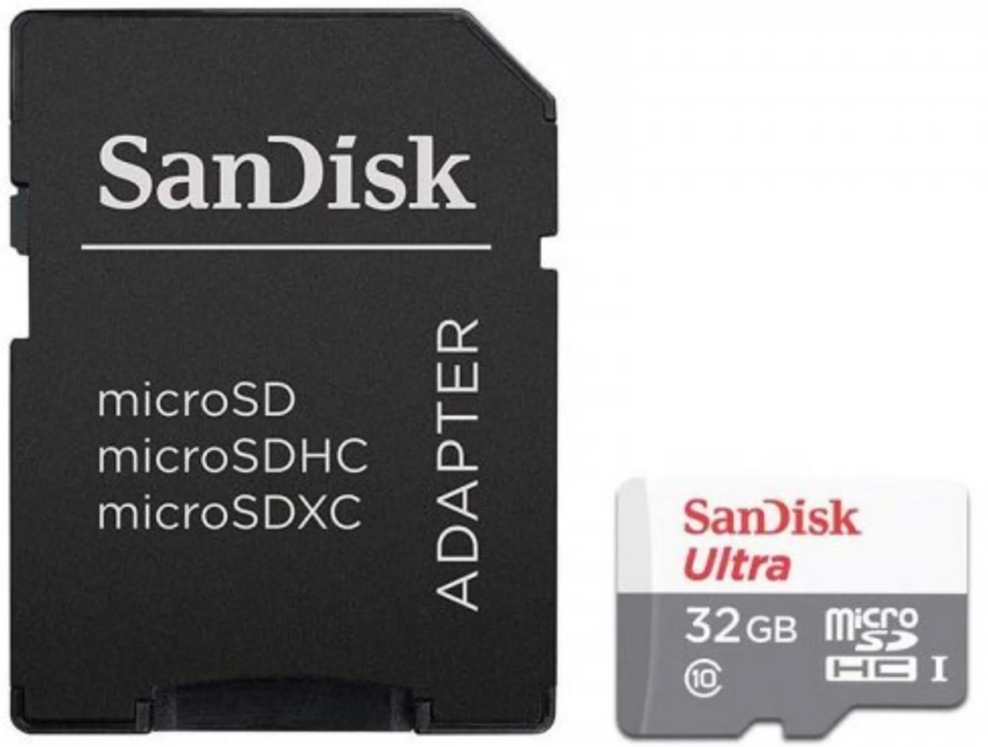 Imagen 0 de Memoria MicroSDHC 32GB SanDisk Ultra UHS-I Class10 Lec48MB/s (Incly Adap)