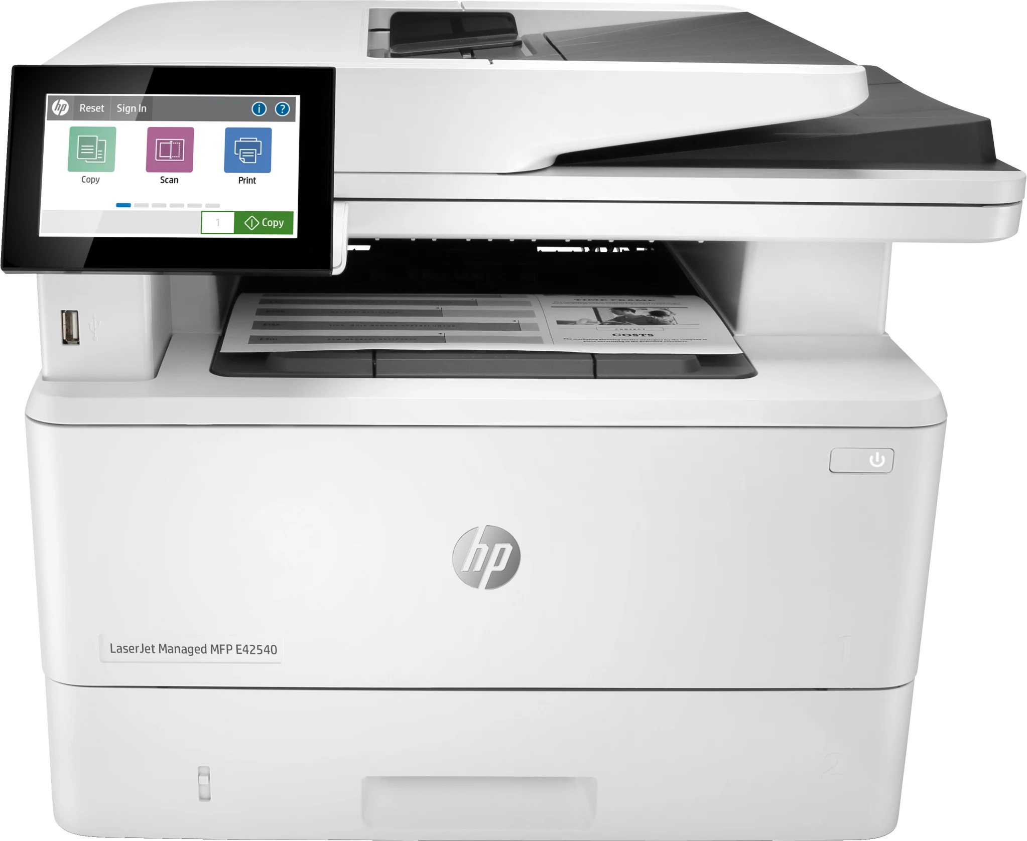 Imagen 0 de Impresora Multifunción HP LaserJet Managed MFP E42540f Láser Monocrómo LAN USB