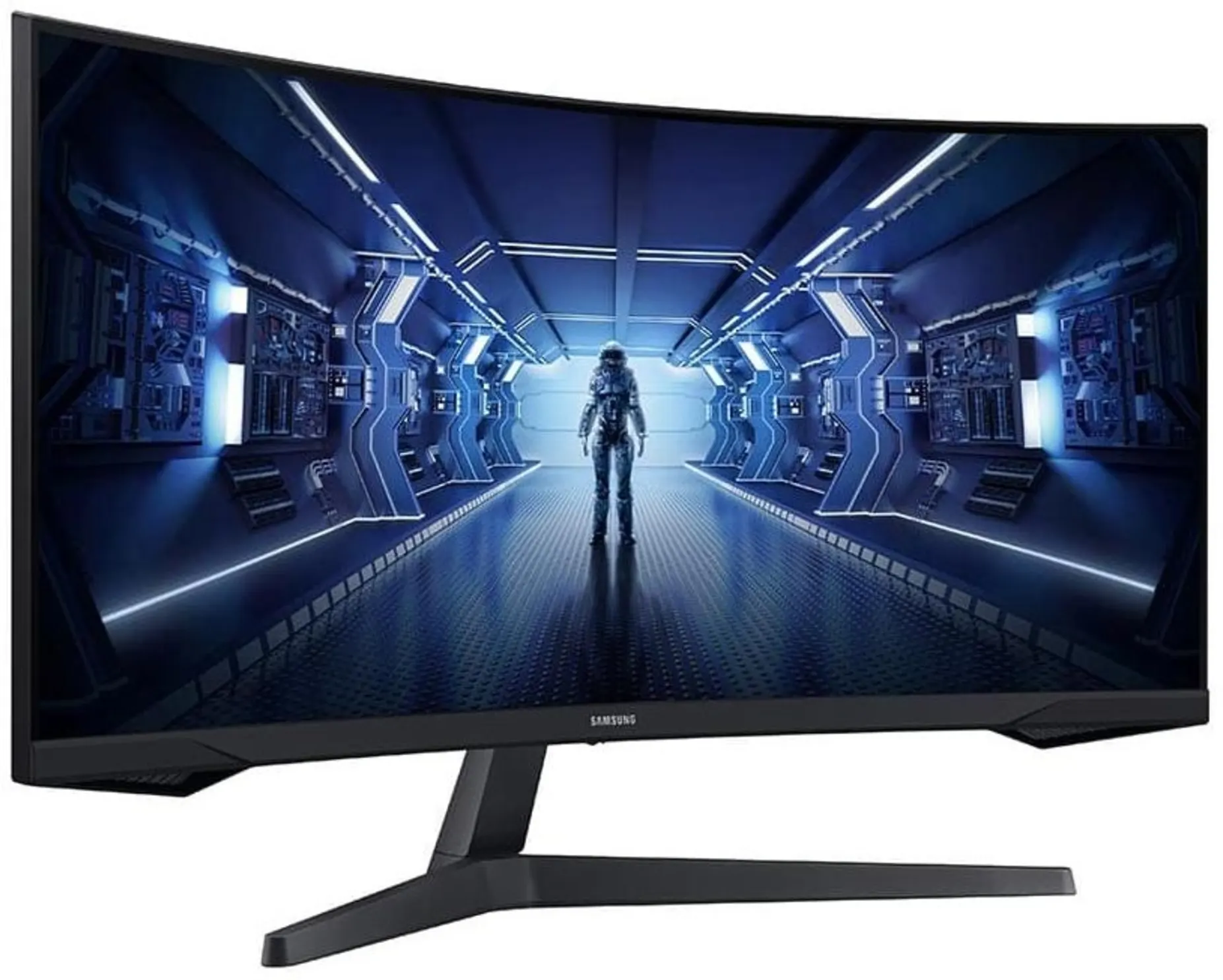 Imagen 1 de Monitor Gamer Curvo Samsung Odyssey G5 34" VA 3440*1440 HDMI DP 1ms 165Hz