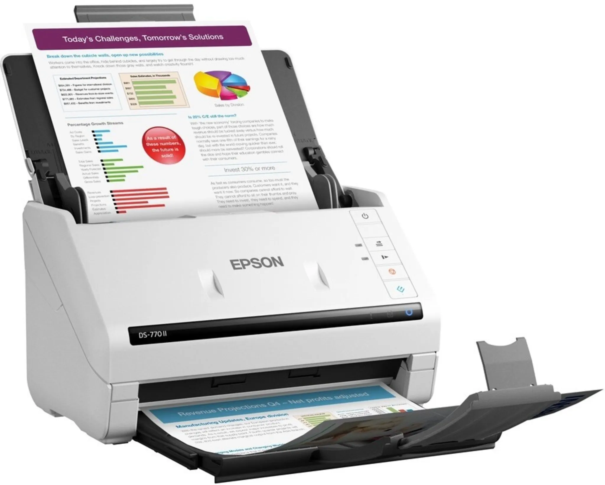 Imagen 4 de Escáner de Escritorio Epson DS-770 II Color Dúplex 600dpi 45ppm Interfaz USB 3.0