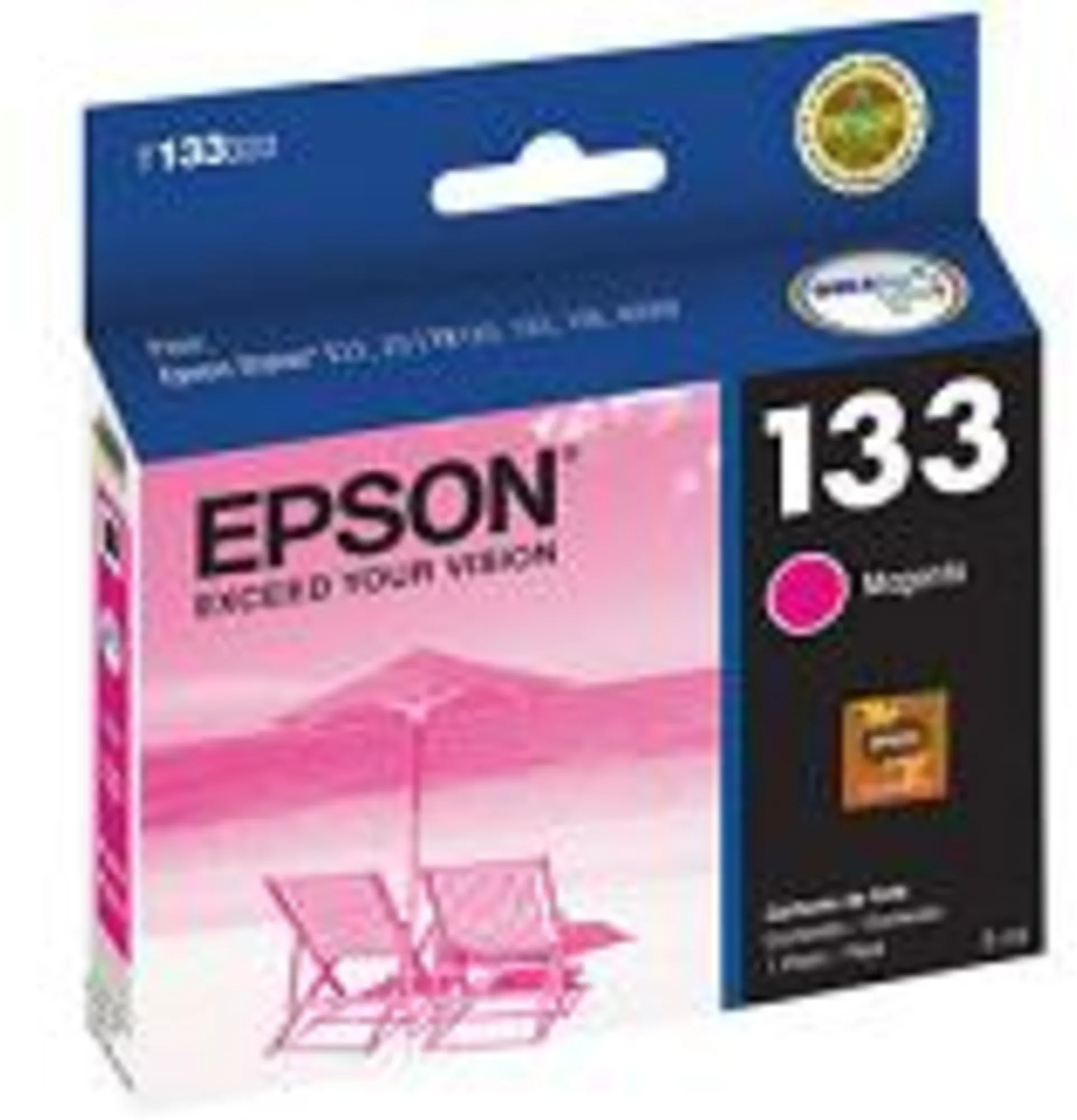 Imagen 1 de Cartridge de Tinta Epson 133 Magenta Stylus TX420W TX320 TX235W TX135 TX125, 5ml