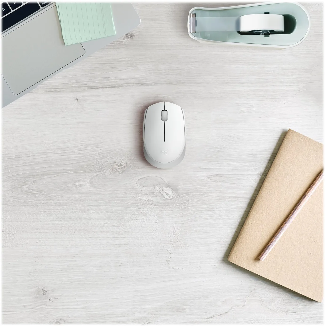 Imagen 7 de Mouse Inalámbrico Logitech M170, Óptico 1000DPI 3 Botones 2.4GHz Blanco