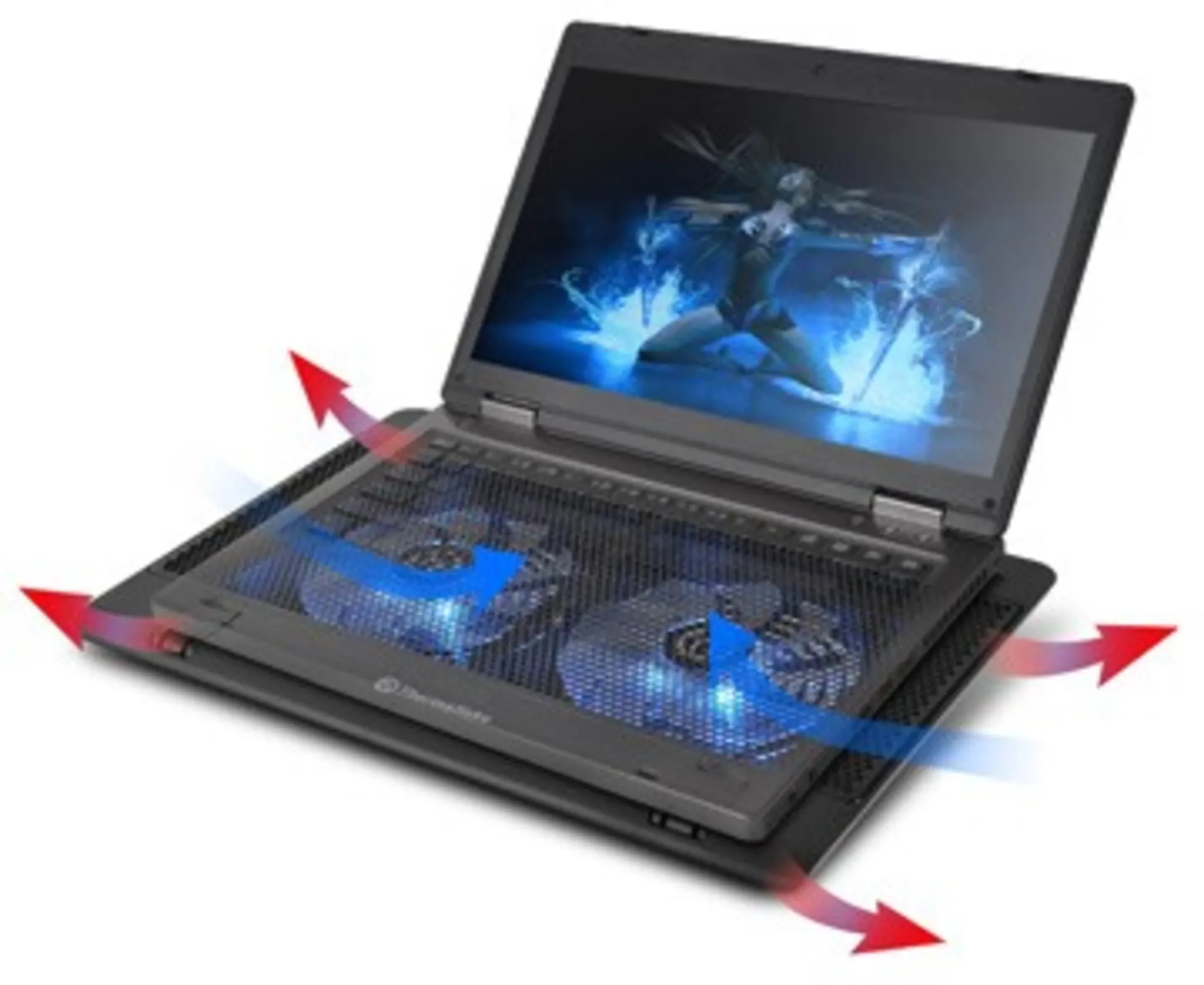 Imagen 8 de Base de refrigeracion Therlmaltake Massive 14² para Notebooks 17" 1200RPM Negro