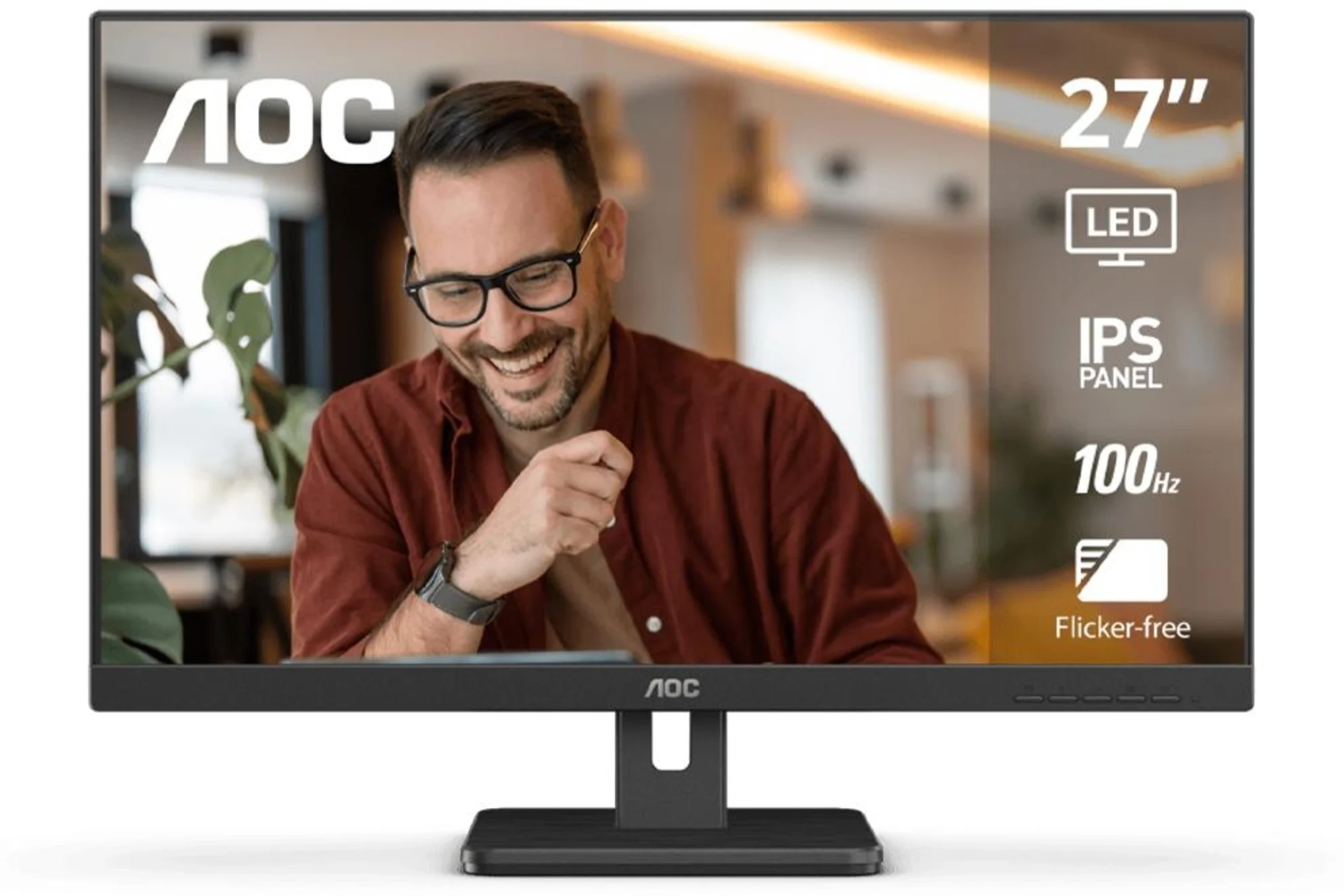 Imagen 0 de Monitor AOC 27E3H2 27" FHD 1920*1080 IPS HDMI Aux 100Hz 