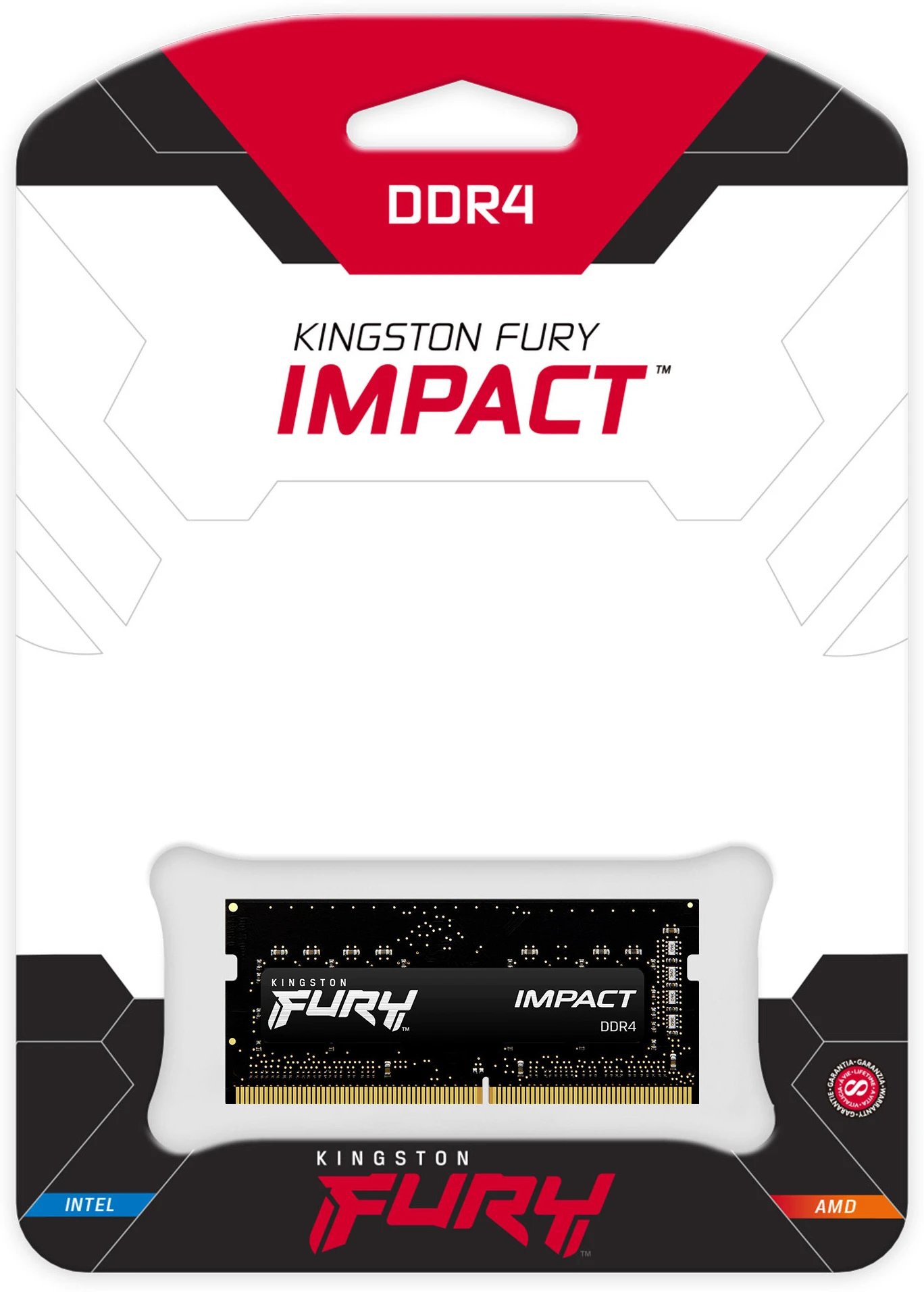Imagen 2 de Memoria RAM 16GB DDR4 3200MHz SO-DIMM CL20 Non-ECC 1.2v 260P - KingstonFURYImpac
