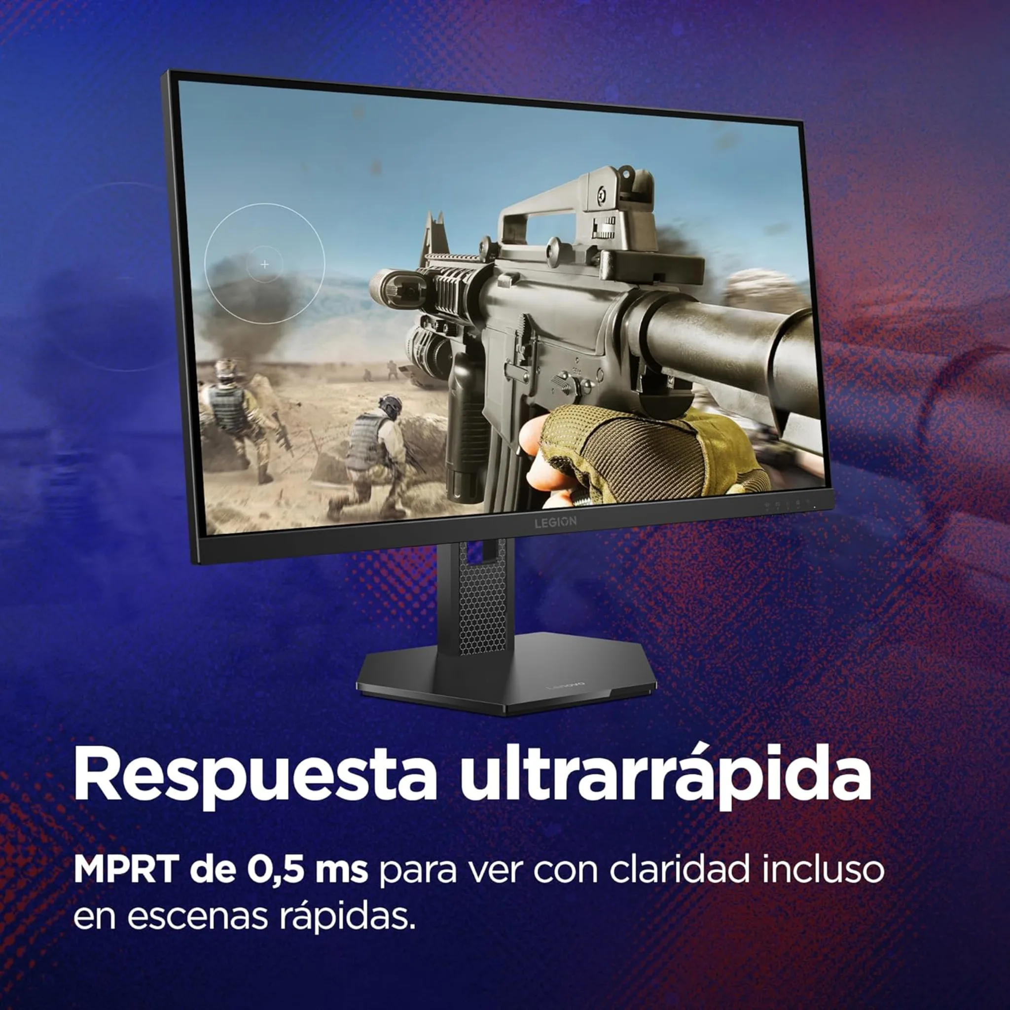 Imagen 2 de Monitor Lenovo Legion 27-10 27" FHD 1920*1080 IPS 1*DP 2*HDMI 240Hz