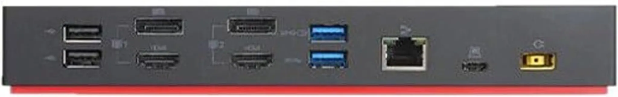 Imagen 1 de Docking Station Lenovo ThinkPad Hybrido USB-C USB3.1 USB2.0 HDMI DP LAN US (Nuevo, Caja Abierta)