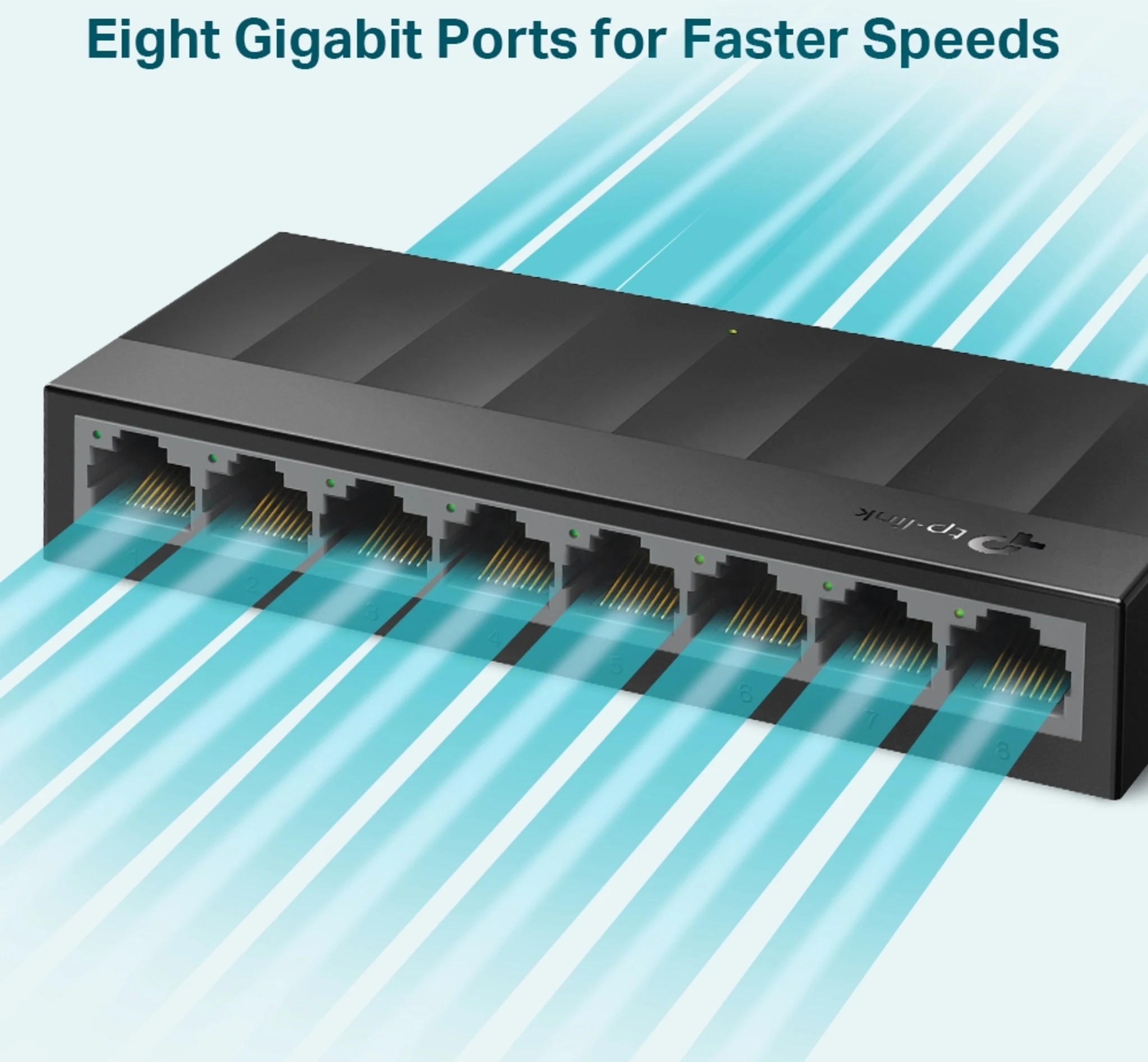 Imagen 2 de Switch TP-Link LiteWave LS1008G Sin Gestionar 8x 10/100/1000 de Sobremesa