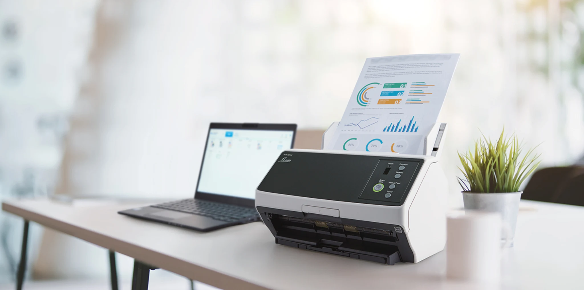 Imagen 7 de Escáner de Escritorio Ricoh fi8150, 600dpi ADF A4, Carta USB LAN