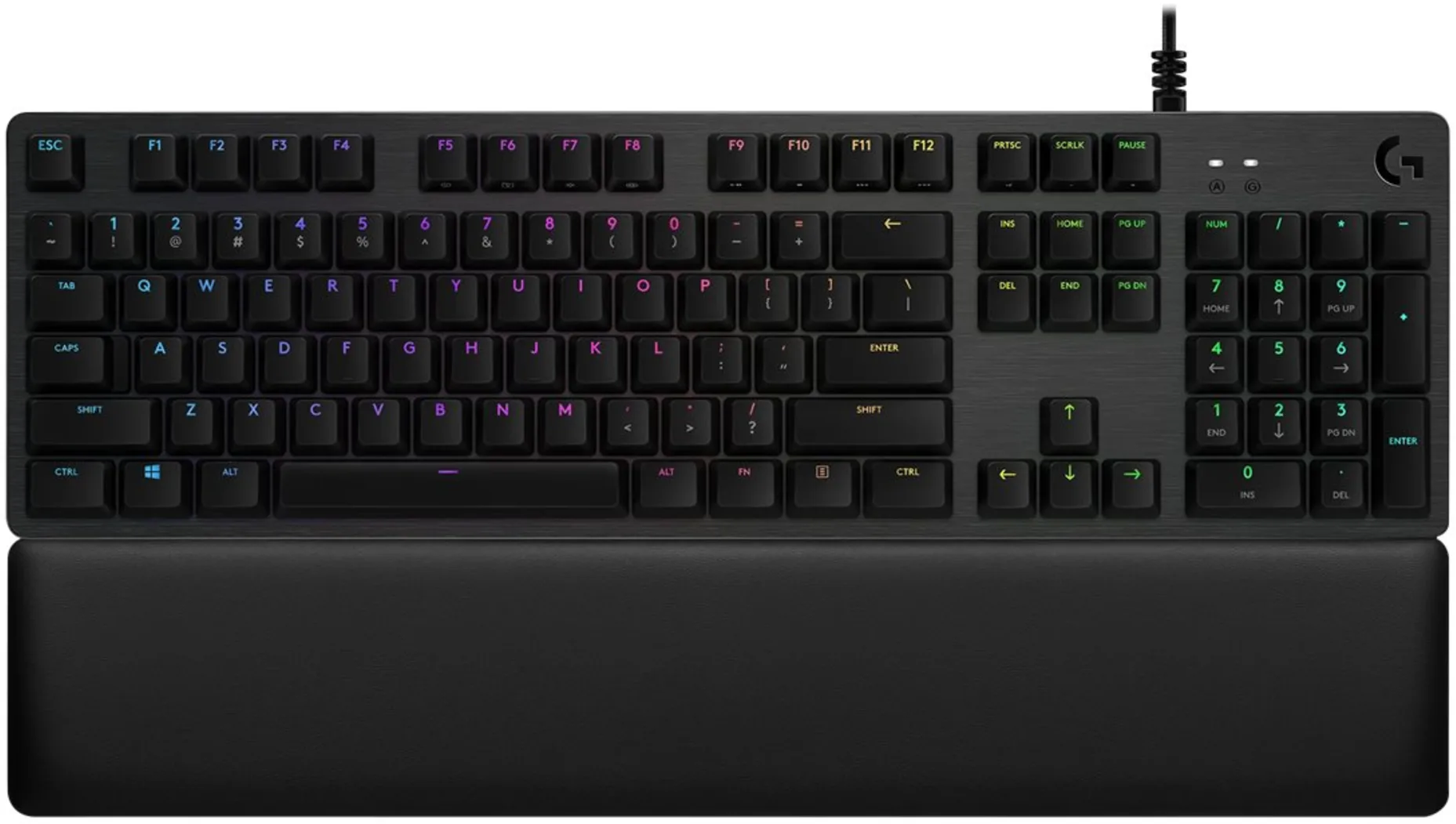 Imagen 14 de Teclado Gamer Alámbrico Logitech G513 RGB GX Brown Carbon Mecánico Español 
