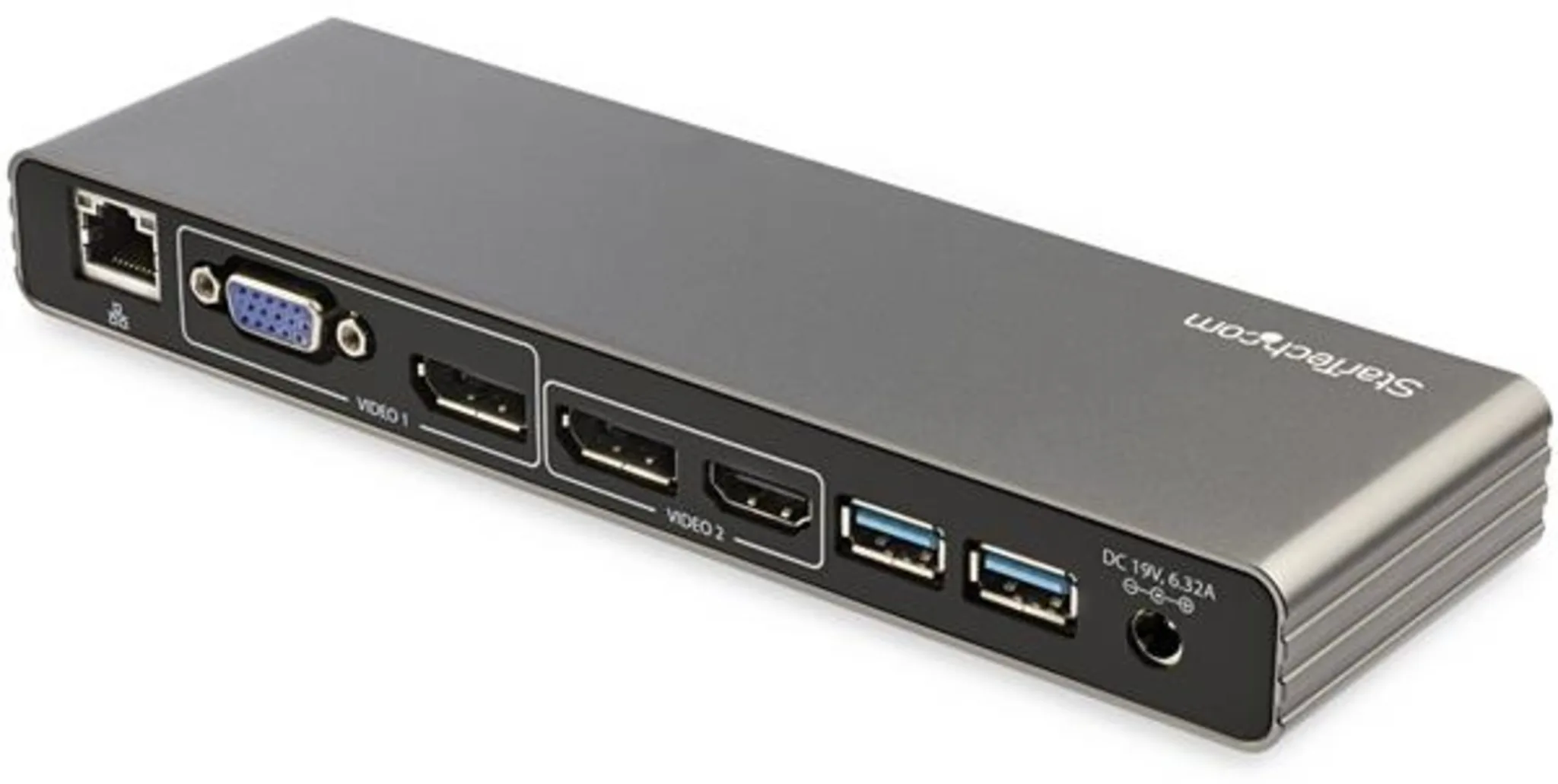 Imagen 1 de Docking Station StarTech Thunderbolt 3 a 2*DP HDMI 2*USB-A VGA Colr Gris