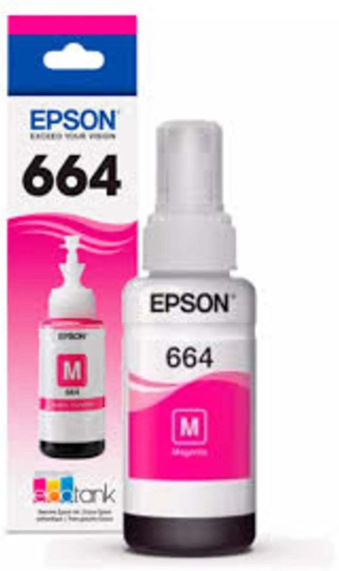 Imagen 0 de Botella de Tinta Epson T664320-AL Magenta p/Imp L200/L110/L210/L355, 6500Pág 70m
