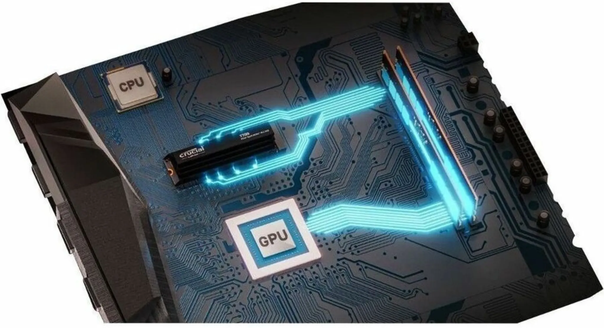 Imagen 1 de Unidad SSD Crucial T700 1TB M.2 22*80 PCIe Gen5 x4 NVMe Lec11700MB/s Esc9500MB/s