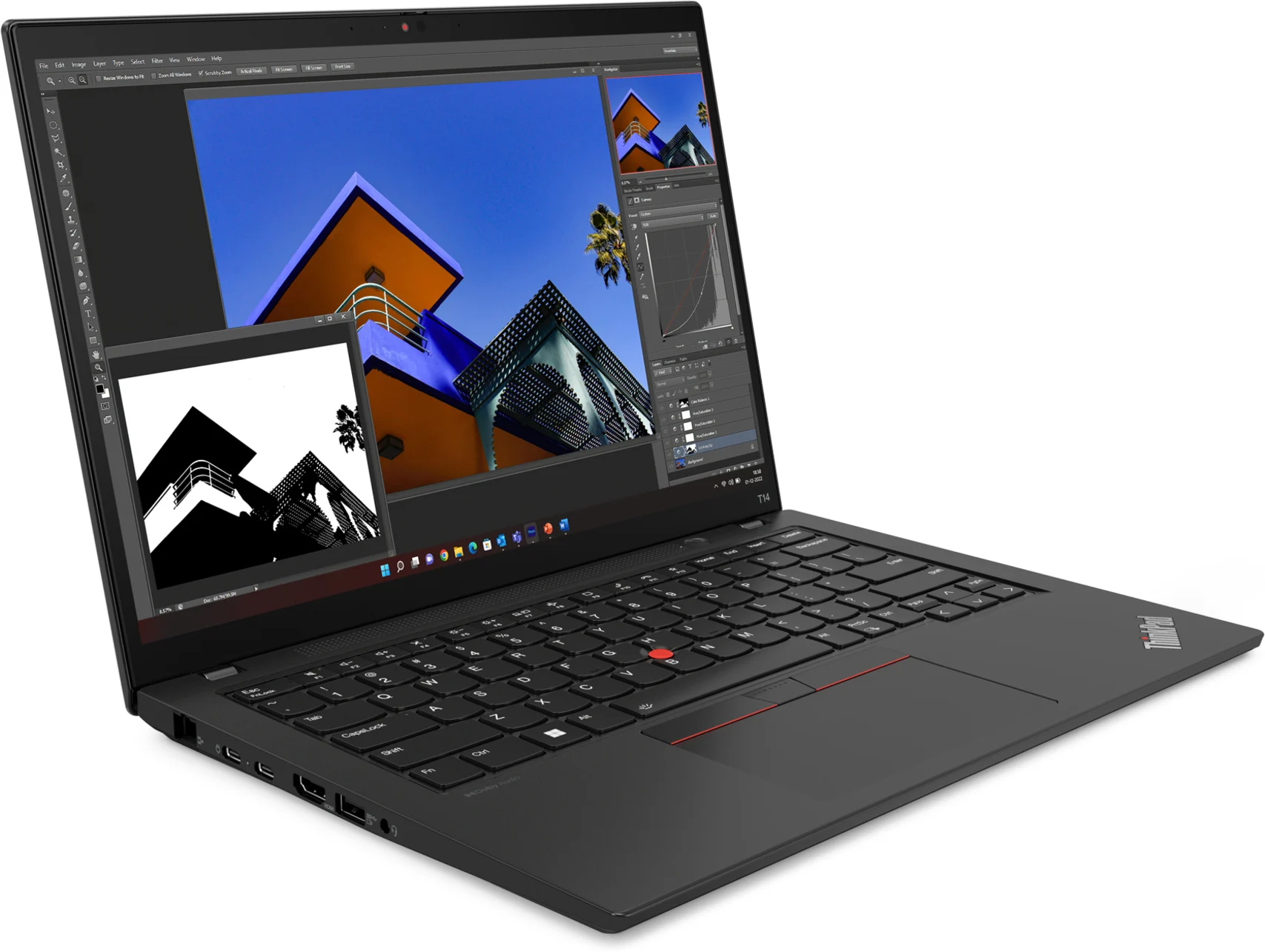 Imagen 6 de Notebook Lenovo ThinkPad T14 Gen4 AMD R7 Pro 7840U 16GB 512GB 14" W11P