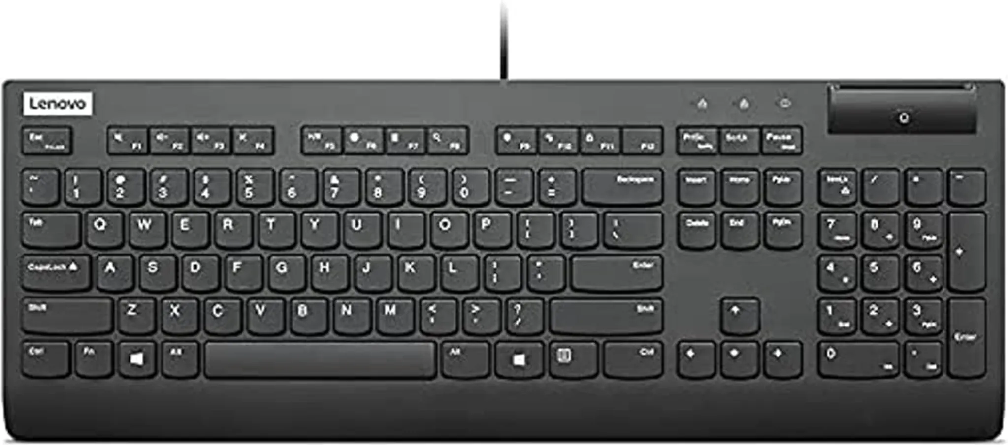 Imagen 2 de Teclado Alámbrico c/Lector de Tarjetas Lenovo Smartcard II, Indicadorr LED USB 