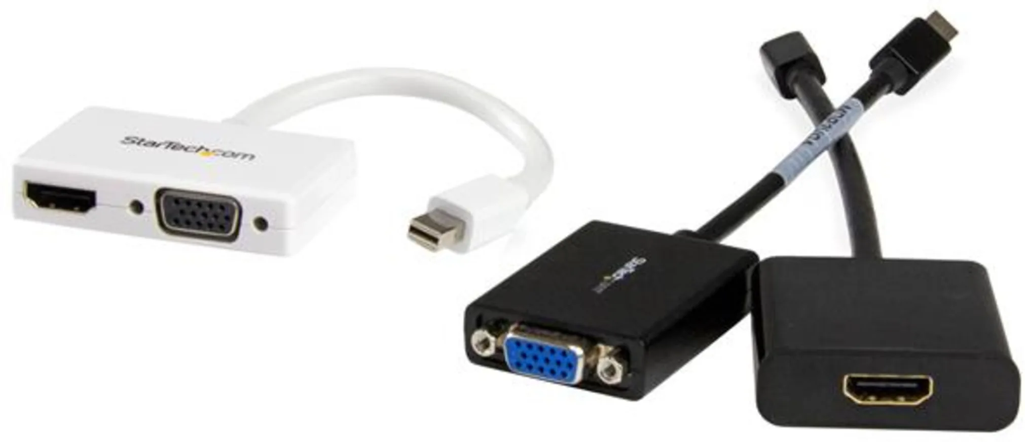 Imagen 3 de Adaptador de Video Mini DisplayPort a HDMI, VGA, 1080p Color Blanco - StarTech