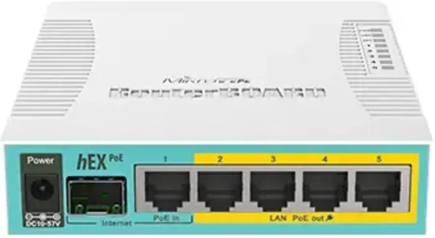 Imagen 0 de MIKROTIK hEX PoE (RouterOS L4) with enclosure
