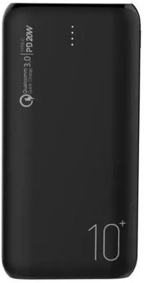 Imagen 2 de Power Bank Dusted PB Slim Carga Rapida PD-QC3.0 de 20W 10.000 mAh Negro