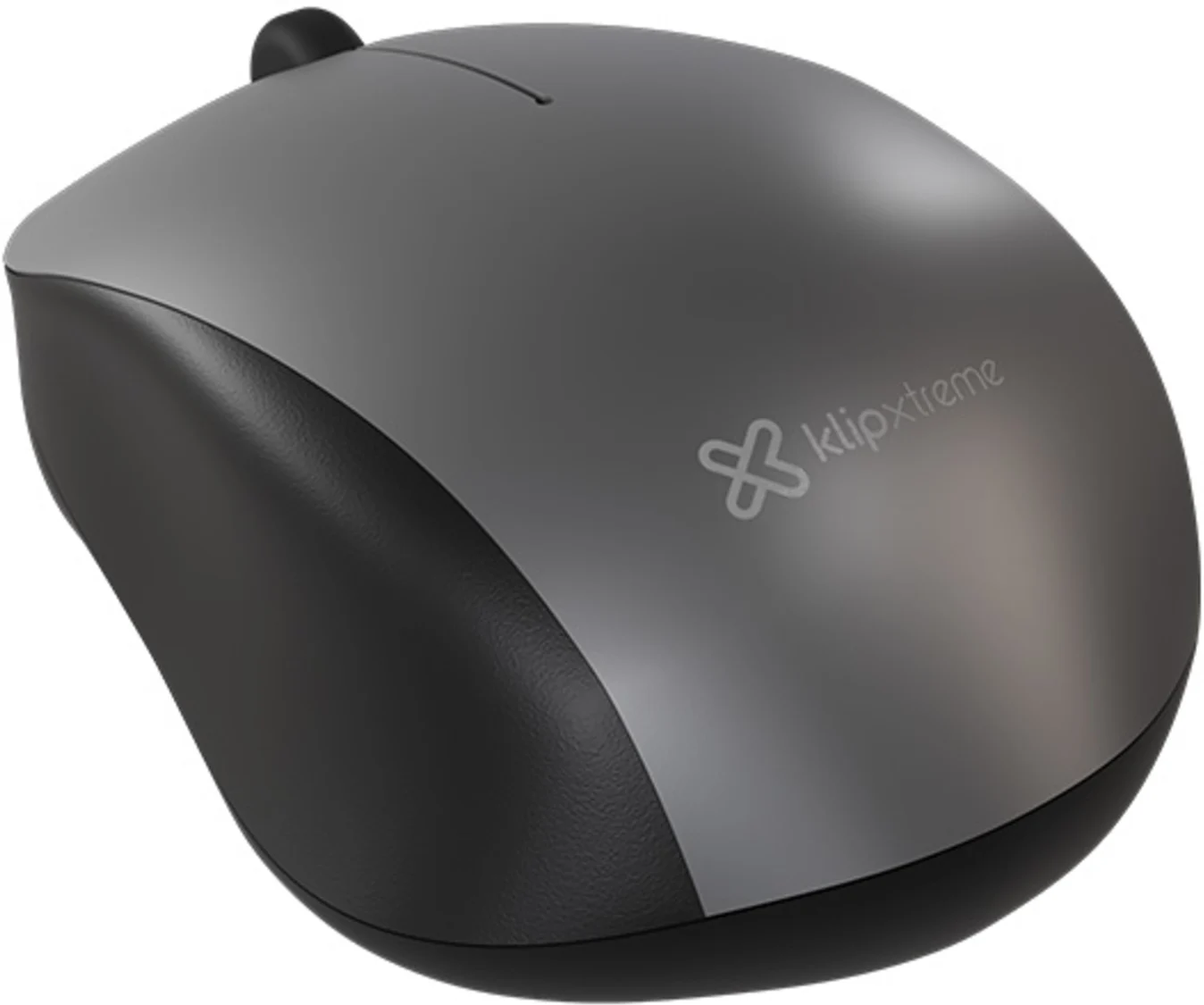 Imagen 2 de Mouse Inalámbrico KlipX KMB-001GR, Óptico 1600dpi 3 Btns Bluetooth5.0 Negro Gris