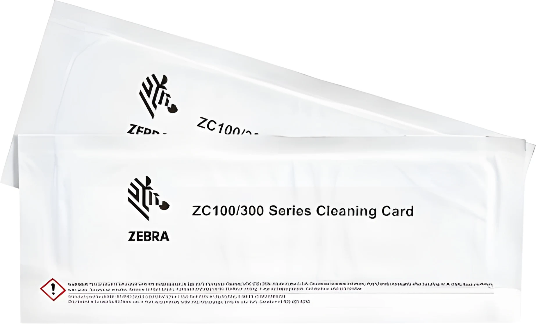 Imagen 0 de ZEBRACARD,CLEANING CARD KIT,ZC 100/300,2 CARDS. TARJETAS DE LIMPIEZA