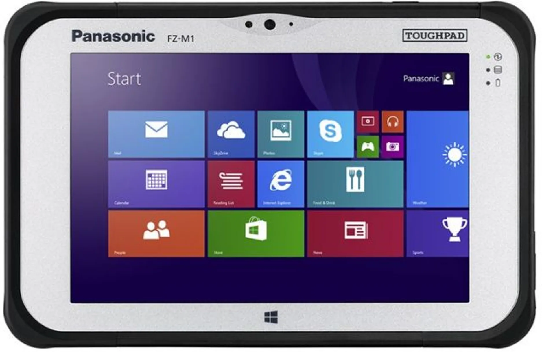 Imagen 0 de Tablet Rugged USADO Panasonic Toughpad FZ-M1 Intel M5-6Y57 RAM 8GB SSD256 7" Win7 4G LTE