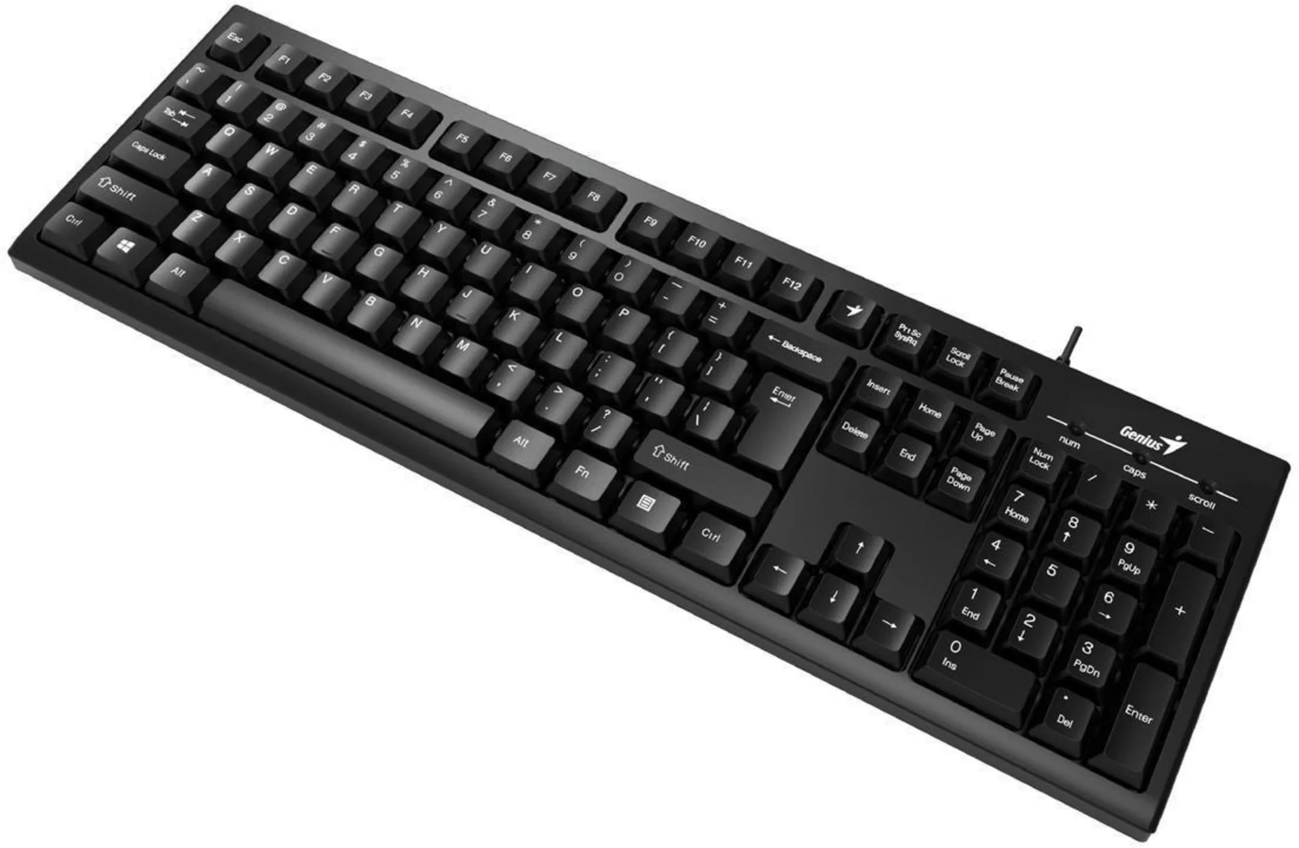 Imagen 0 de Teclado Alámbrico Genius KB-100 Smart Funciones Personalizables-Antiderrame USB