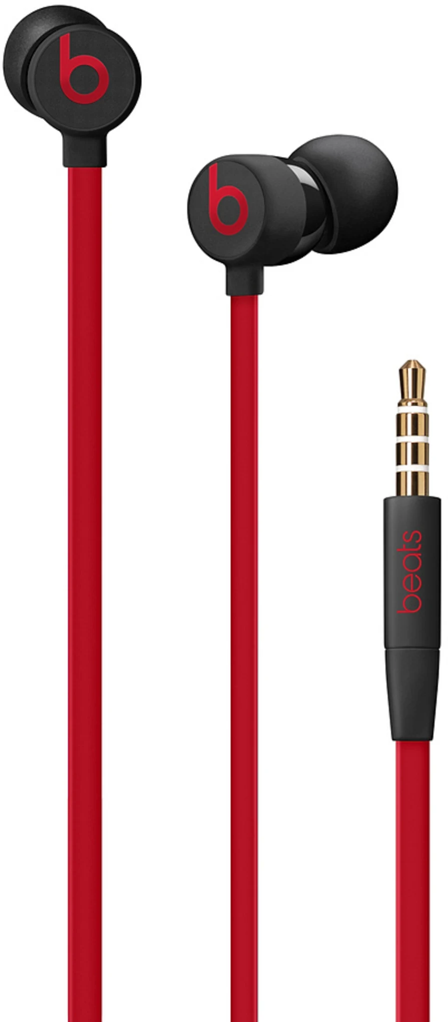 Imagen 0 de Beats urBeats 3 - Black/Red (MUFQ2LL/A)