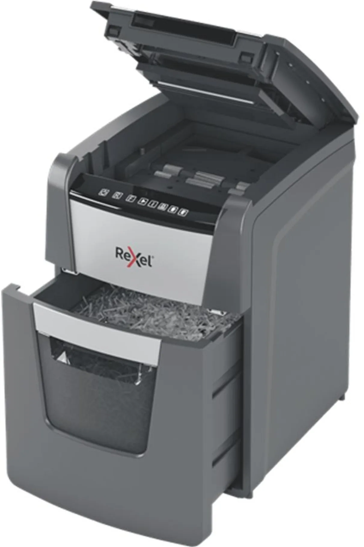 Imagen 3 de Trituradora de Papel Rexell Auto+ 100X P4 (4x28mm).Hasta 100 hojas 34L 