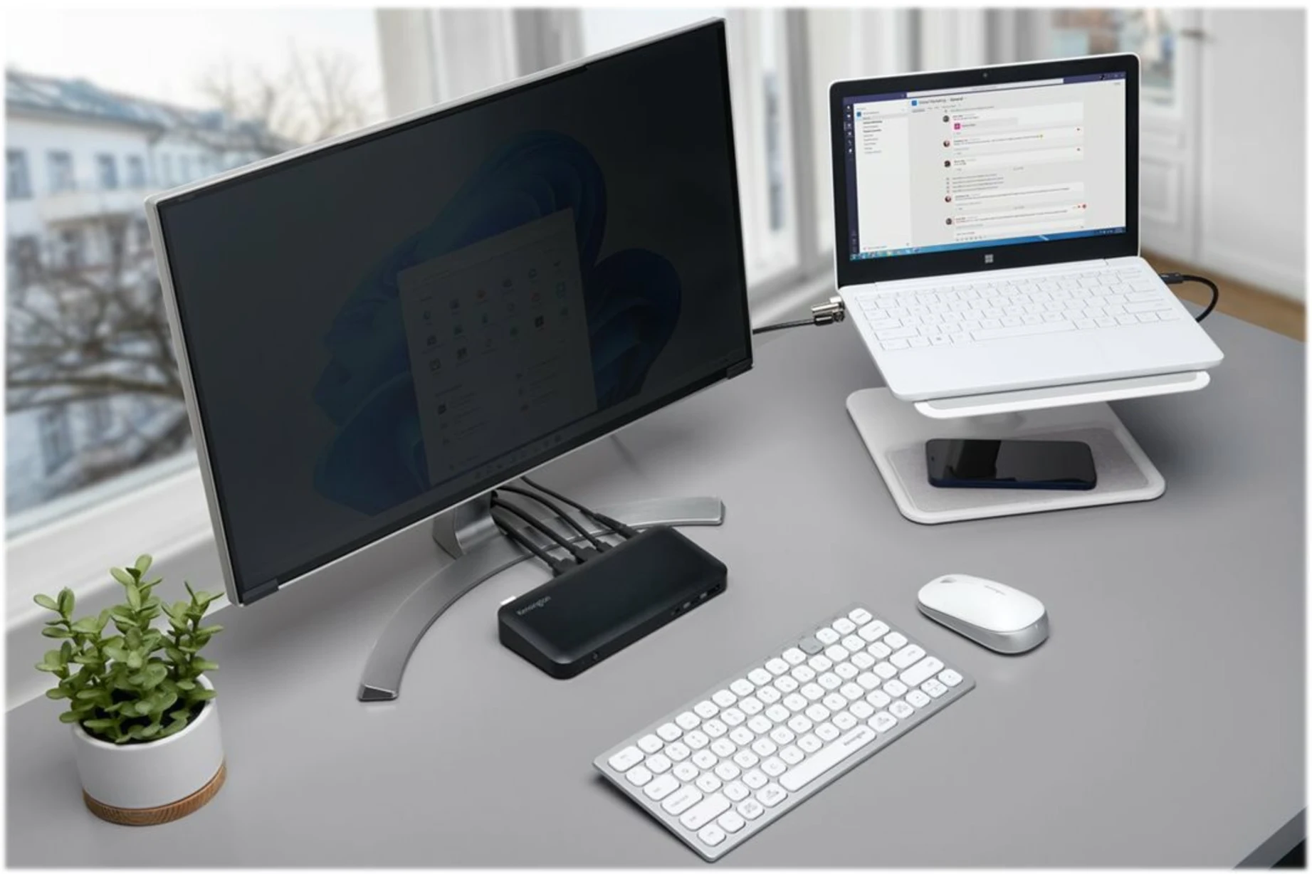 Imagen 8 de Mouse Inalámbrico Kensington SureTrack Dual Wireless 2400dpi 4 Botone Blanco