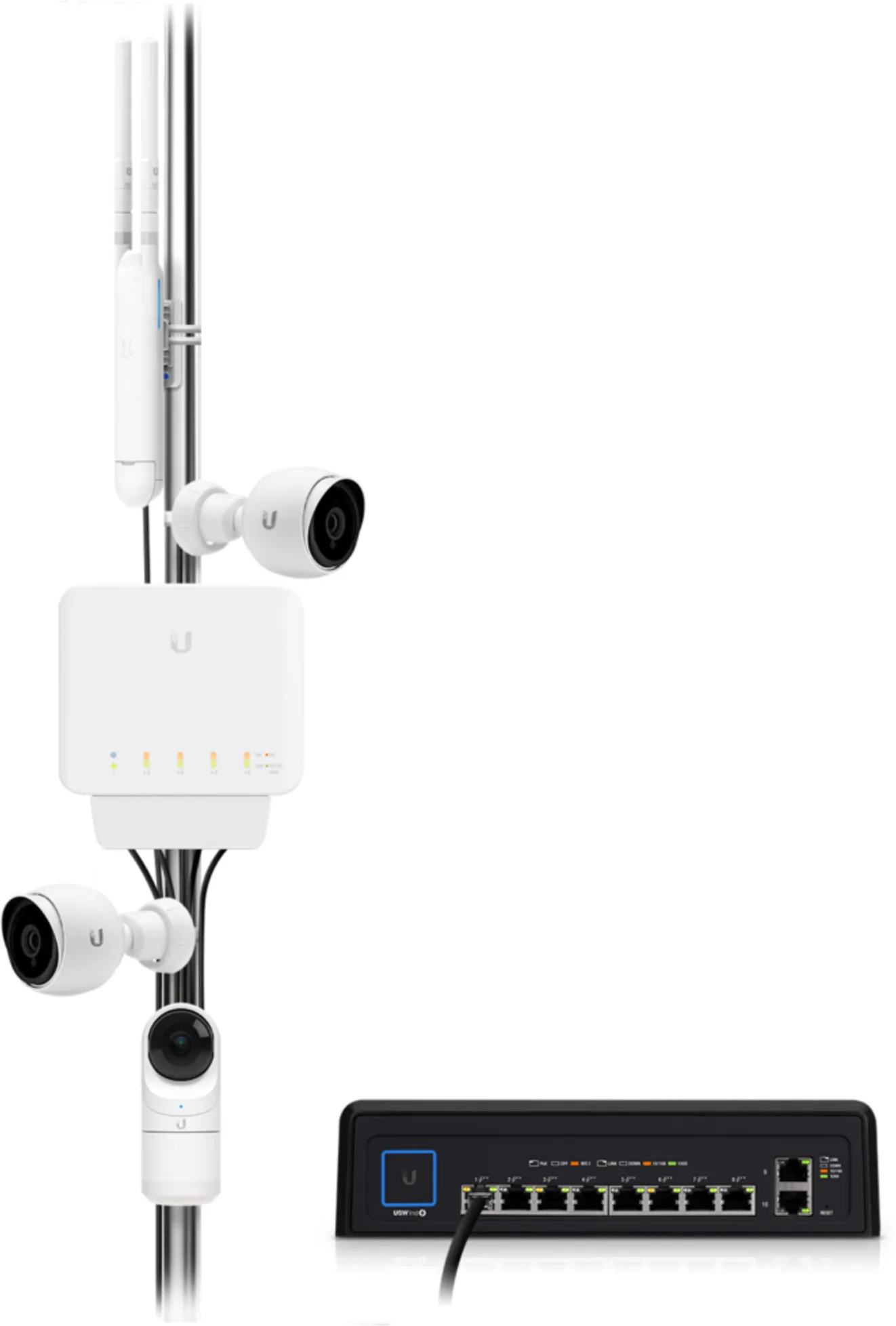 Imagen 1 de Switch Ubiquiti UniFi USW-FLEX, Conmutador,Gesti.4 x 10/100/1000 PoE+1x*10/100/1