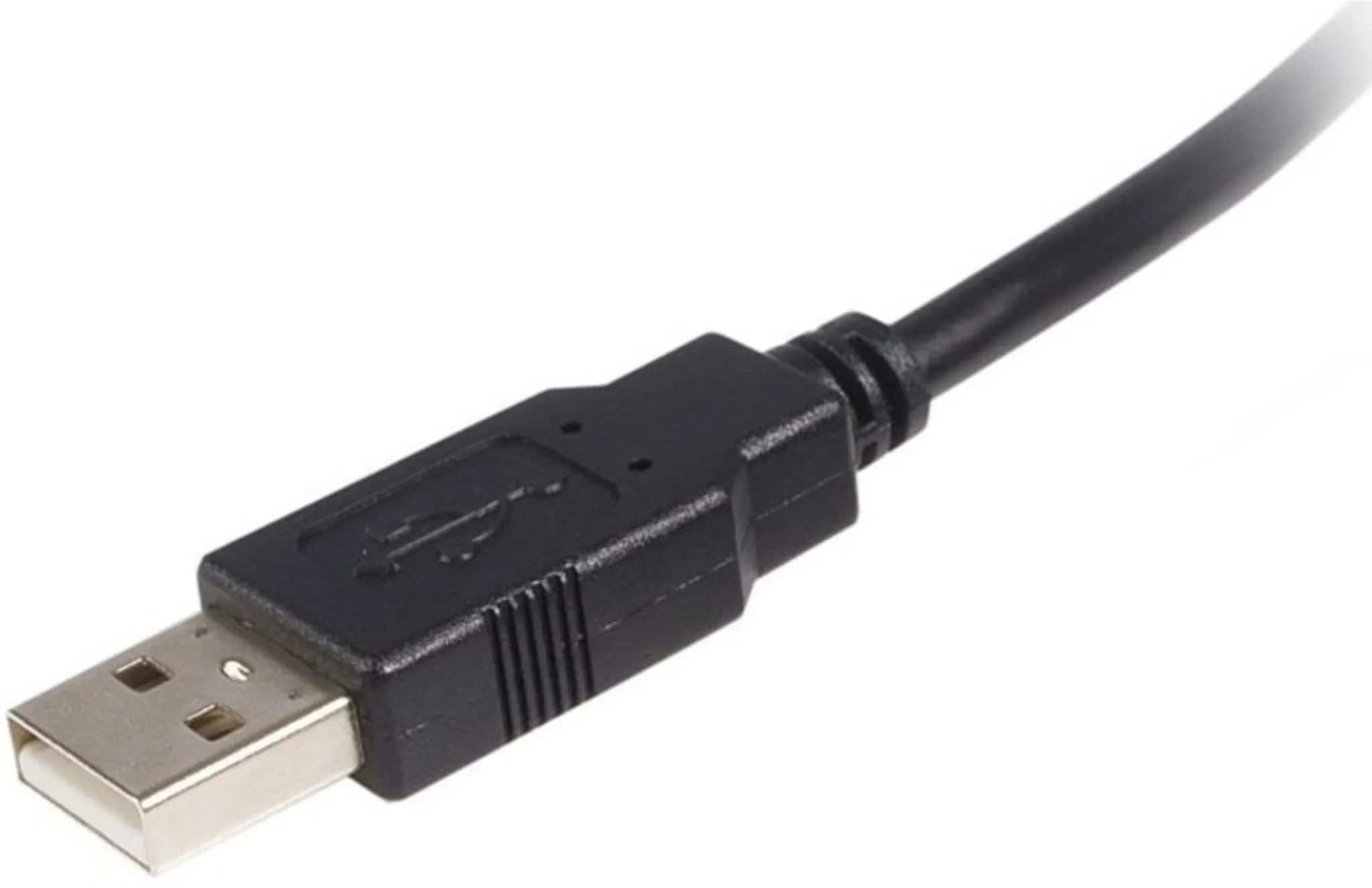 Imagen 2 de Cable USB 2.0 Tipo-A a Tipo-B M/M 22/28 AWG 2mts Negro - StarTech