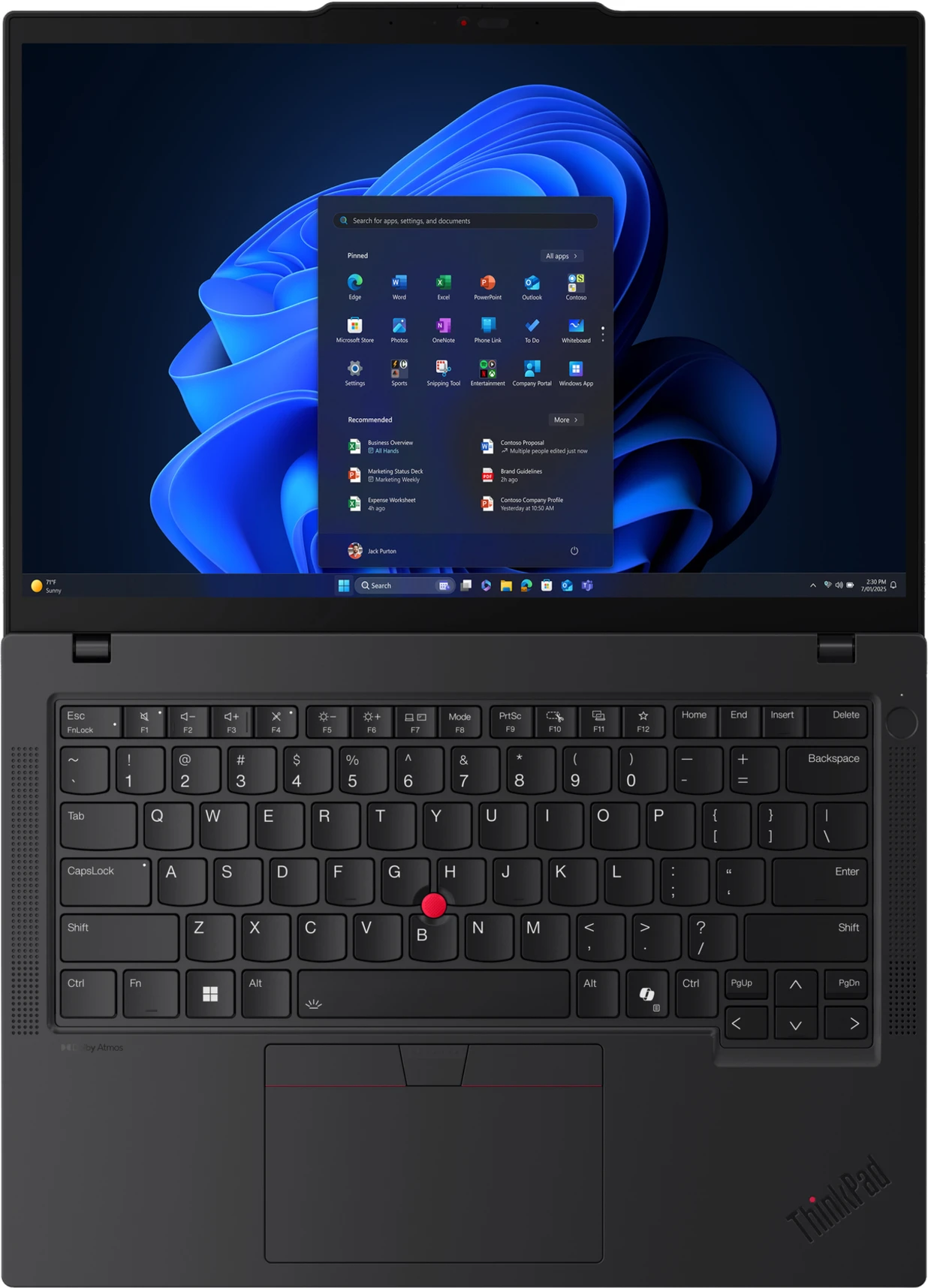 Imagen 9 de Notebook Lenovo Thinkpad T14 Gen6 Ultra 5 225U RAM 16GB SSD512GB 14" W11P