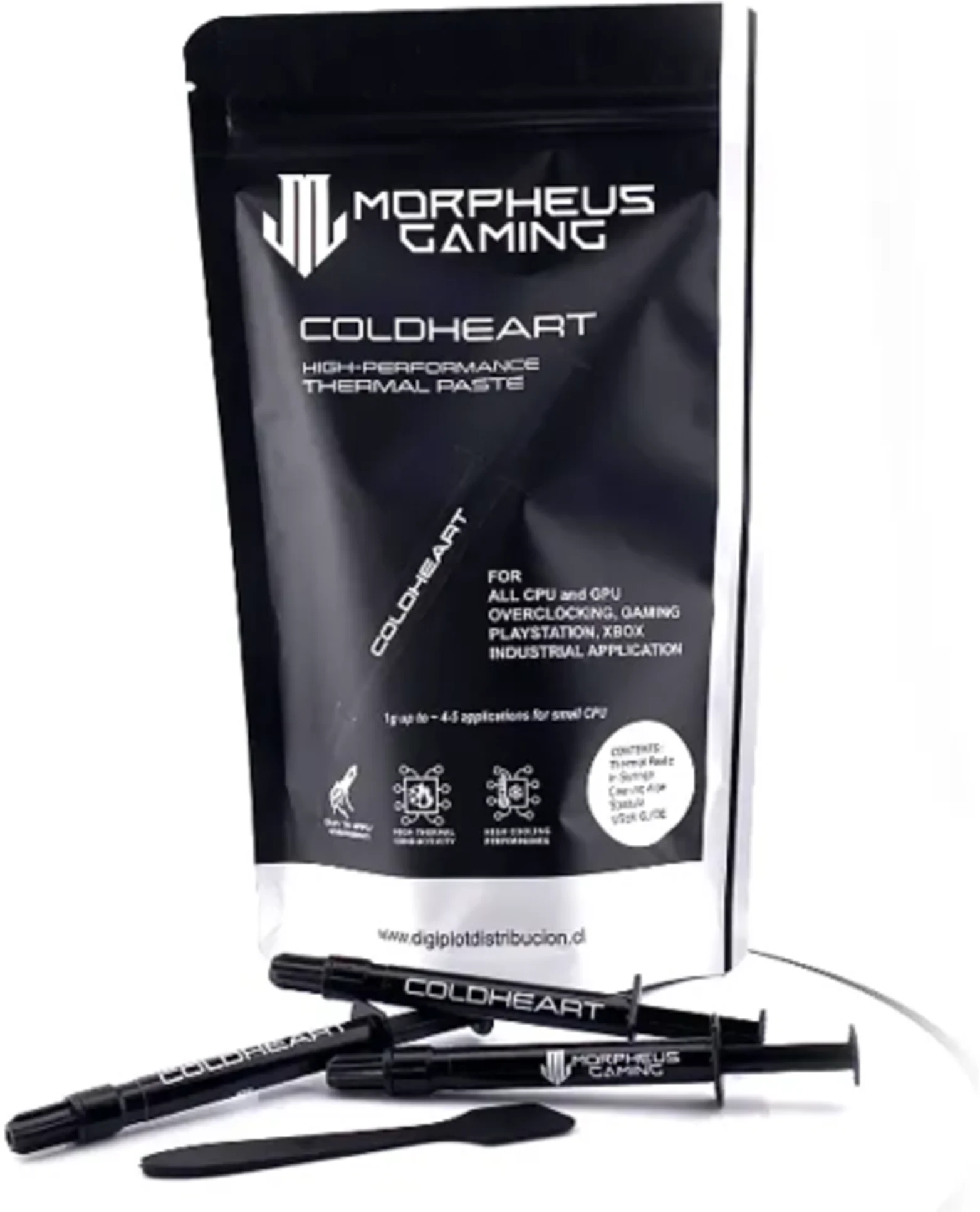 Imagen 1 de PASTA TERMICA COLDHEART 4G/ <12W/ MK RETAIL/ PALETA/ JERINGA